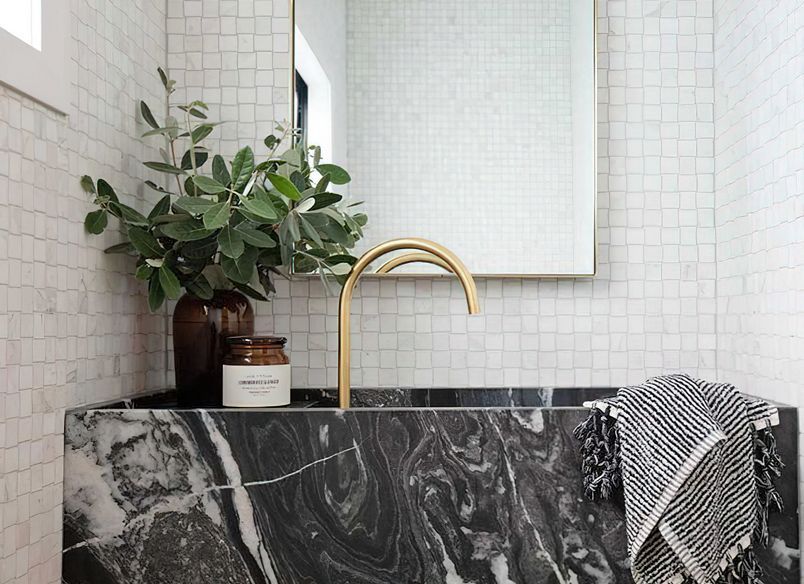 Powder Room Suede + Stone Showroom 2021