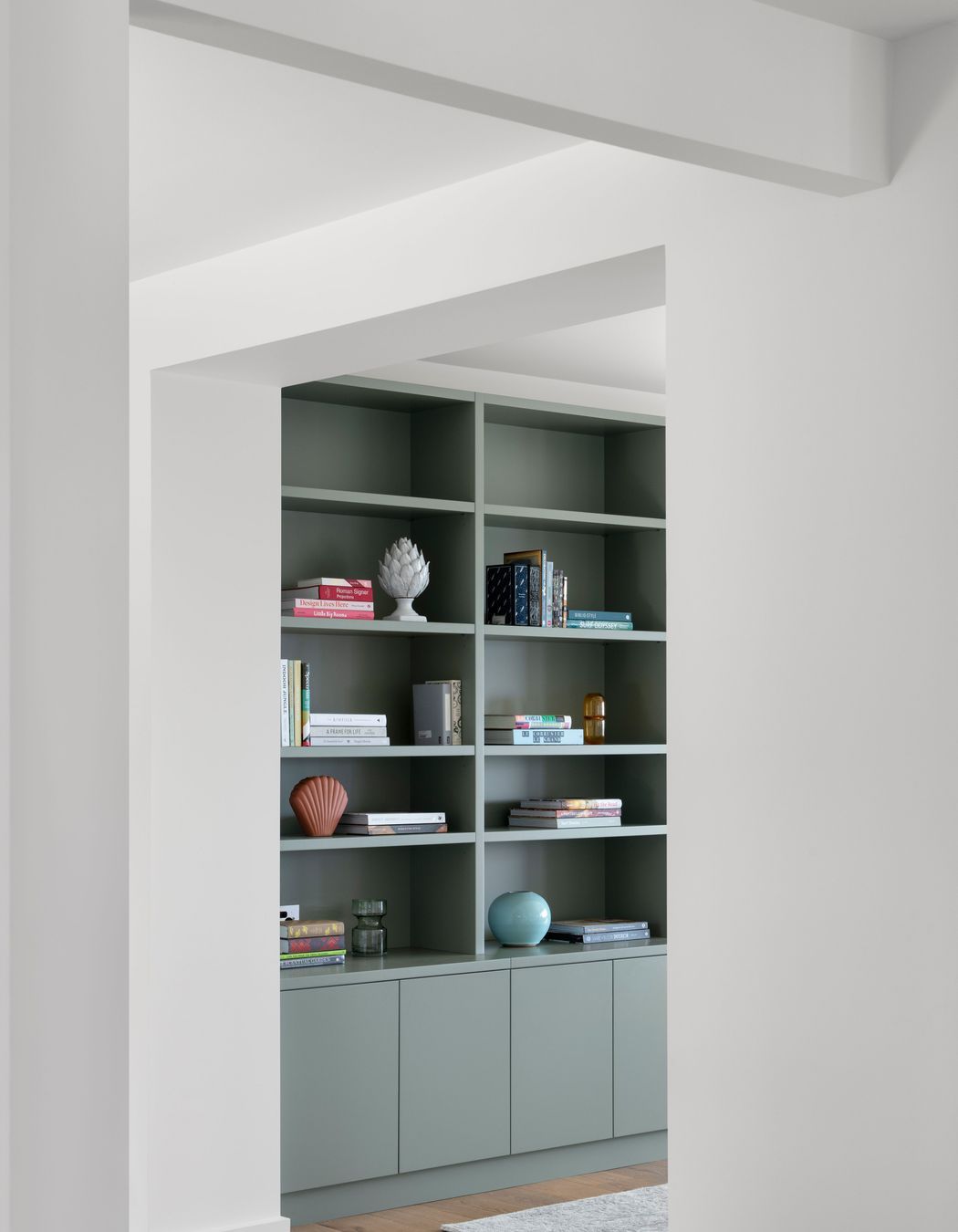 Custom joinery designs for a waterfront library.