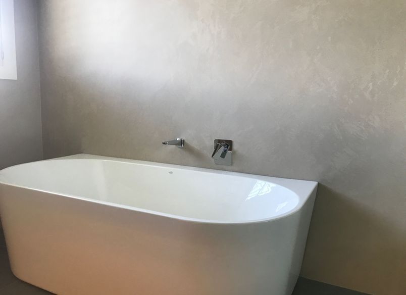 Bathroom, Polished stone - Venetian plaster