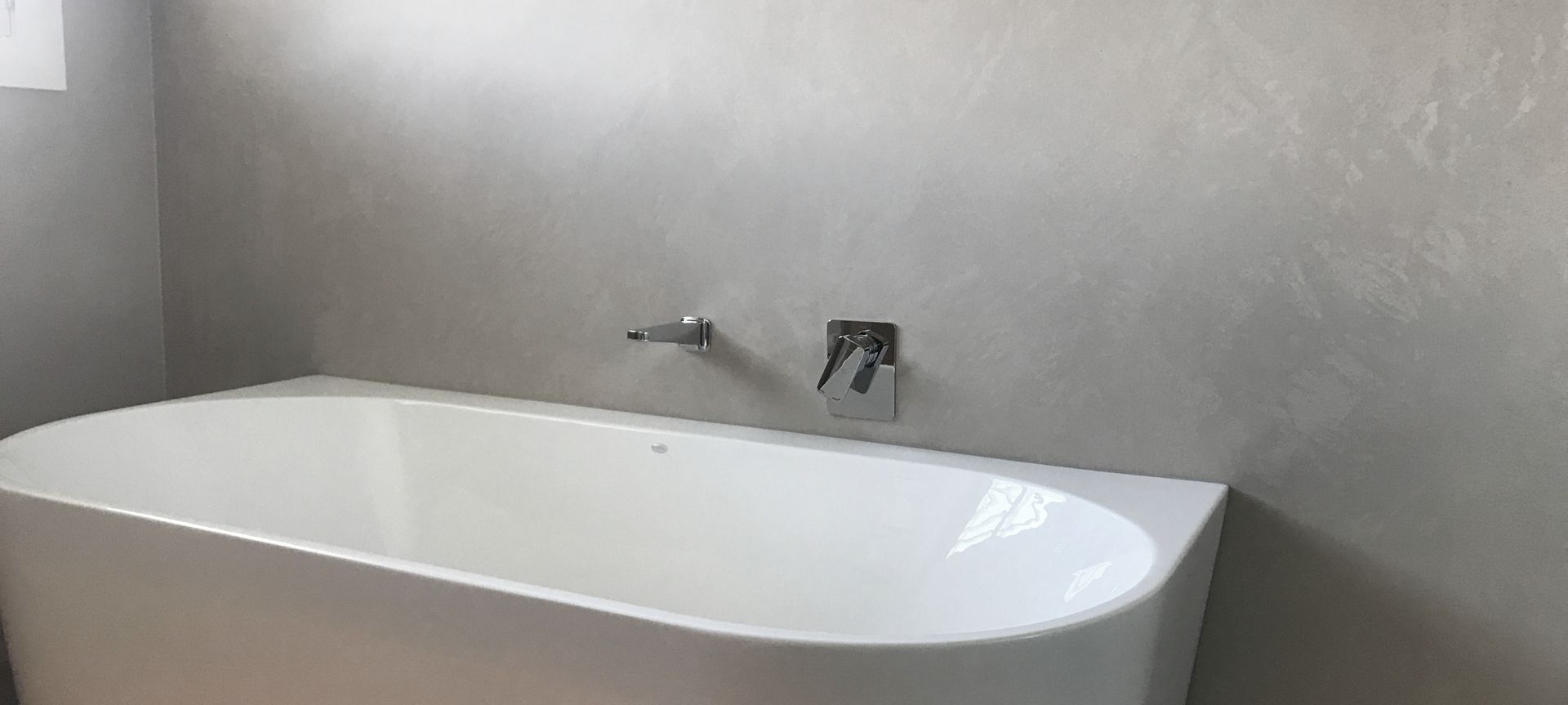 Bathroom, Polished stone - Venetian plaster banner