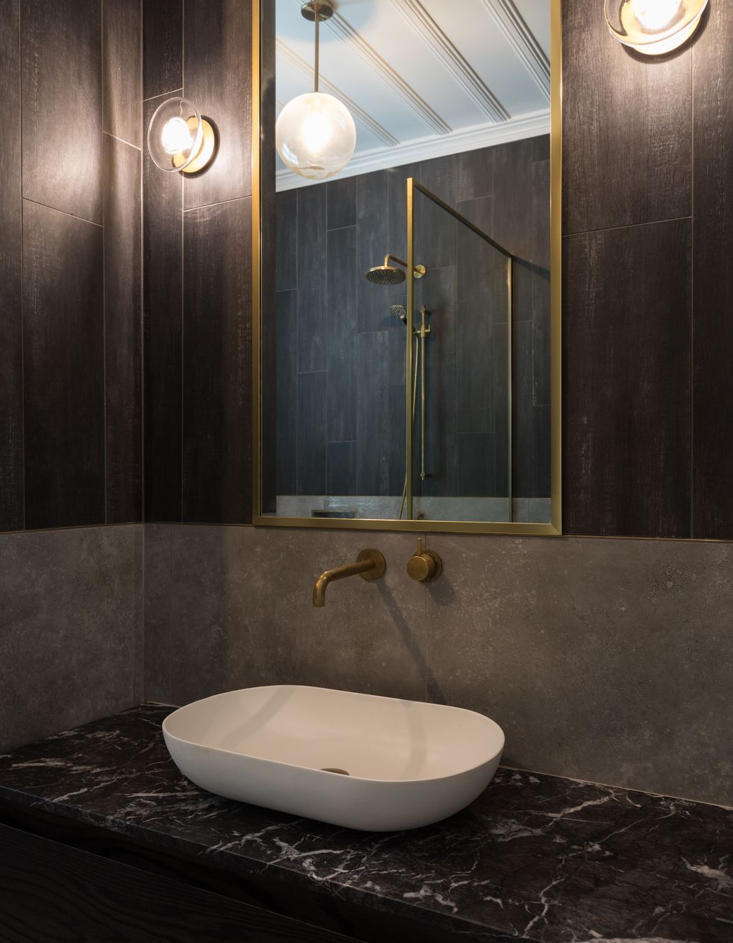 Uniquely Styled Bathroom