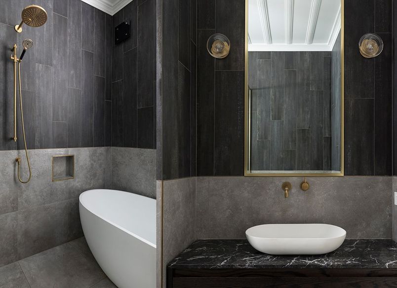 Uniquely Styled Bathroom