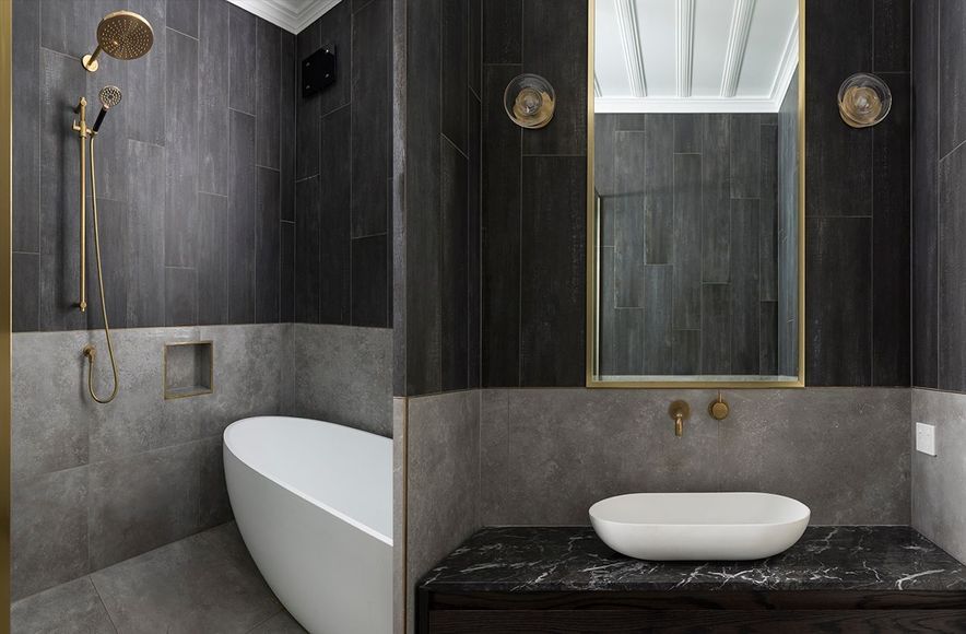 Uniquely Styled Bathroom
