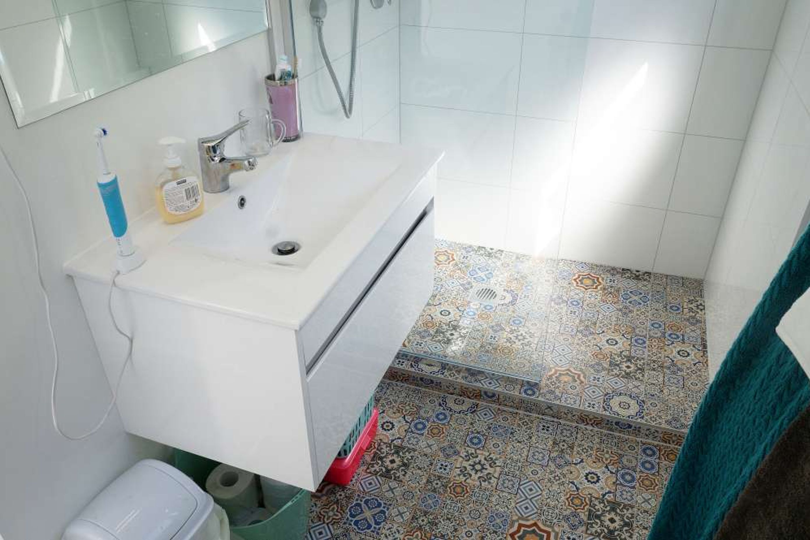 After the bathroom was renovated