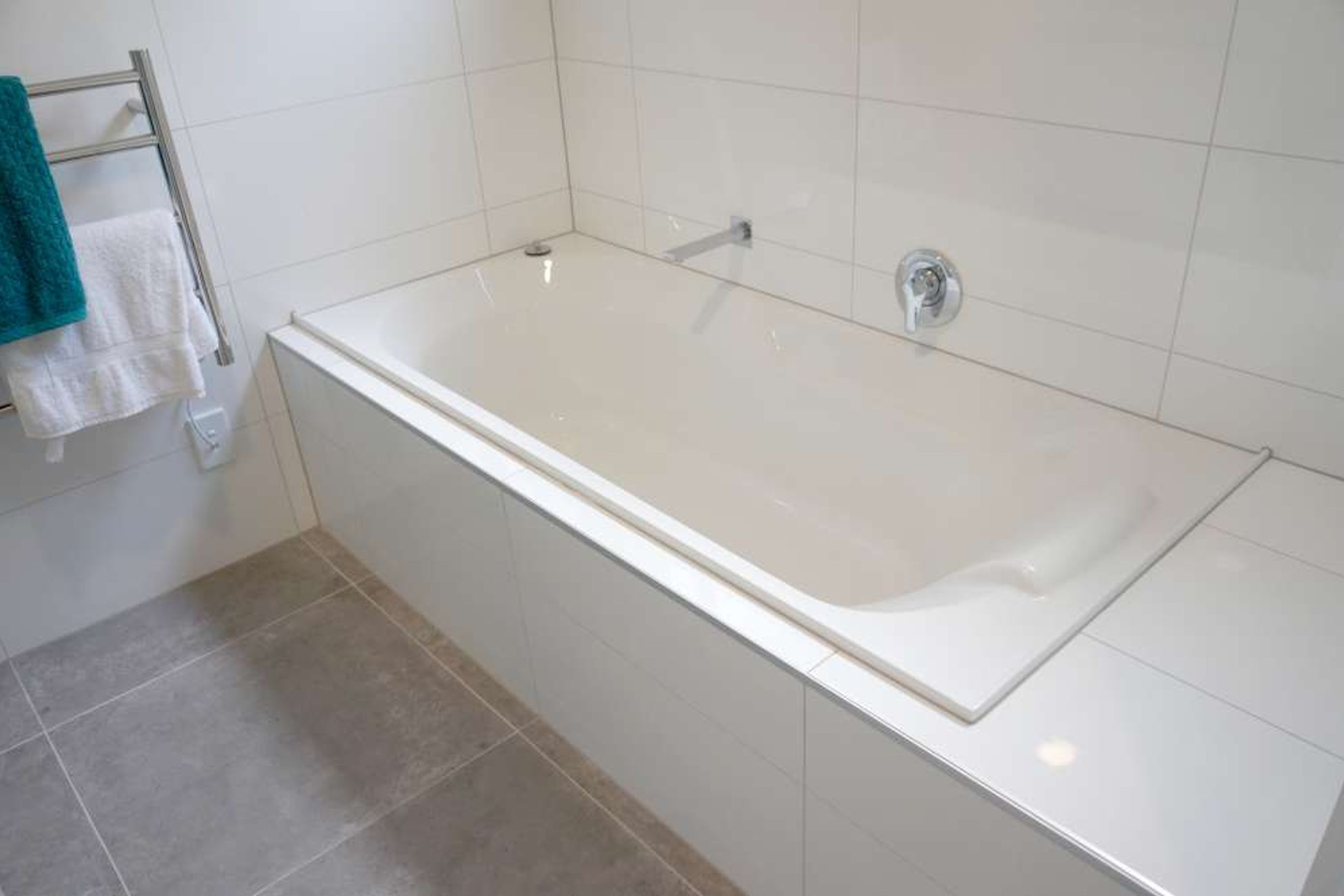 After bathroom renovation
