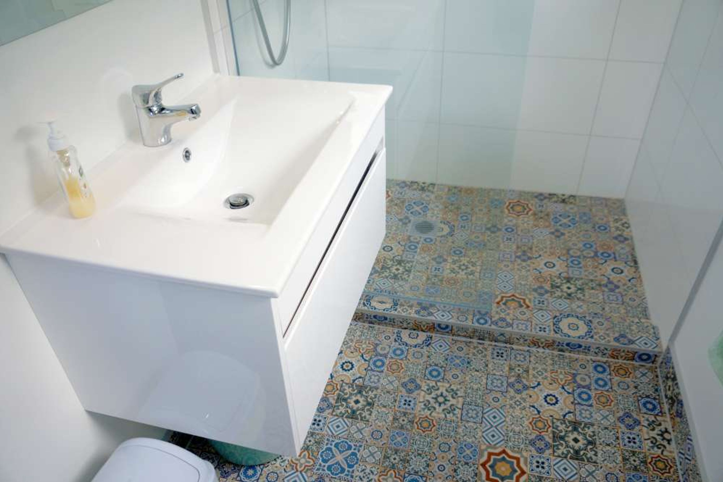 After bathroom renovation