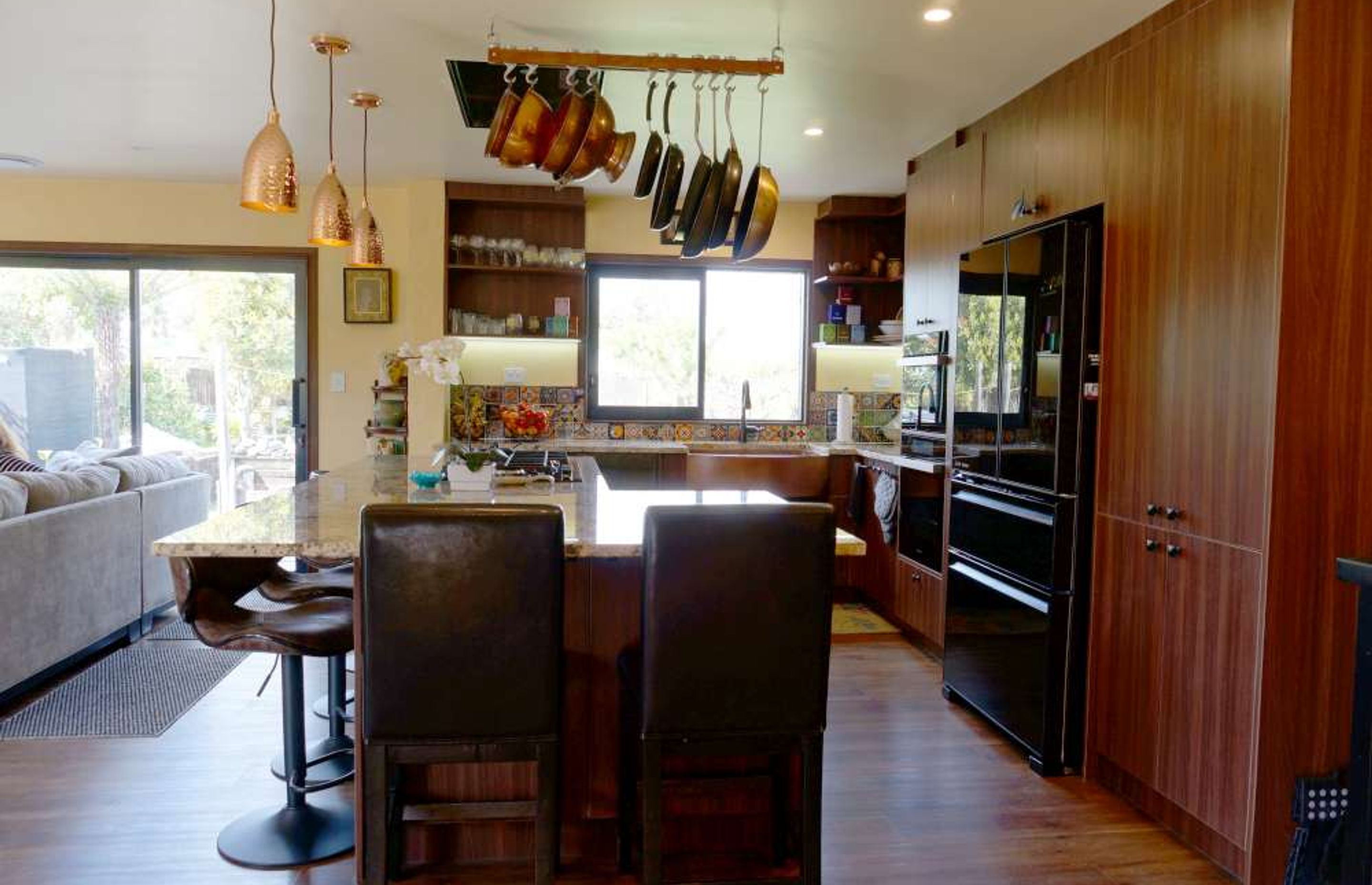 Rustic Kitchen and Bathroom modeled after Spanish Villas