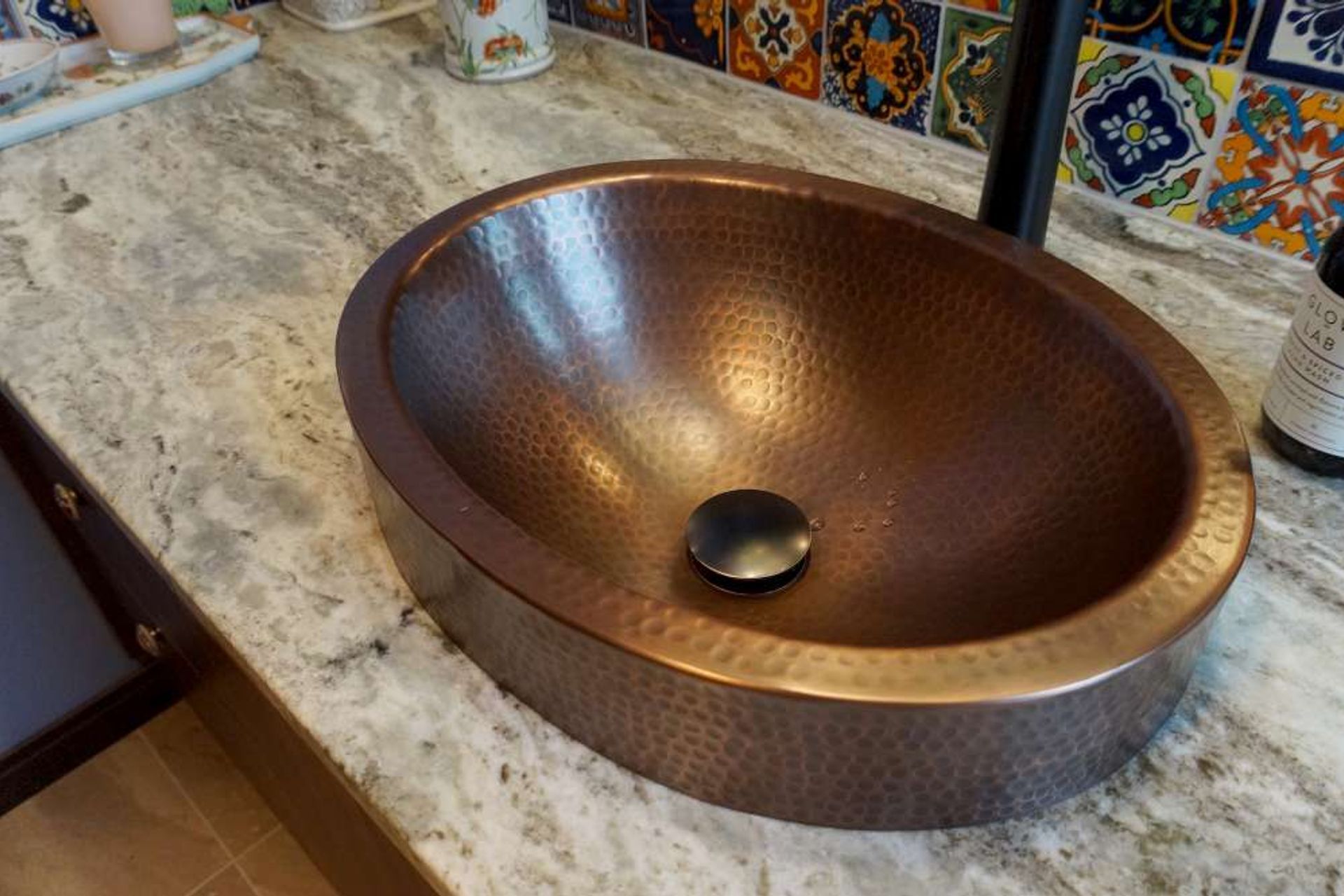 Rustic Kitchen and Bathroom modeled after Spanish Villas