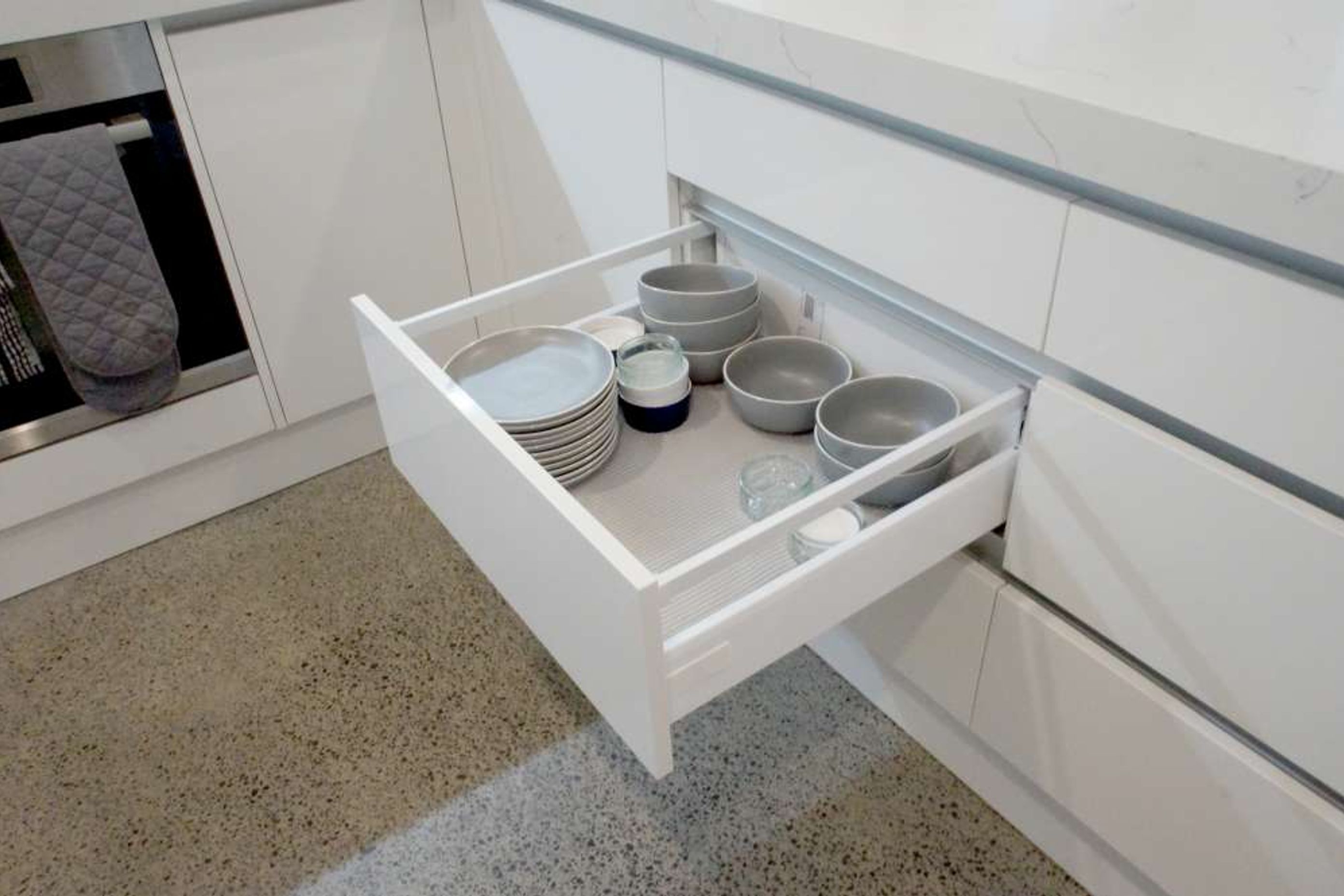Soft close doors and drawers
