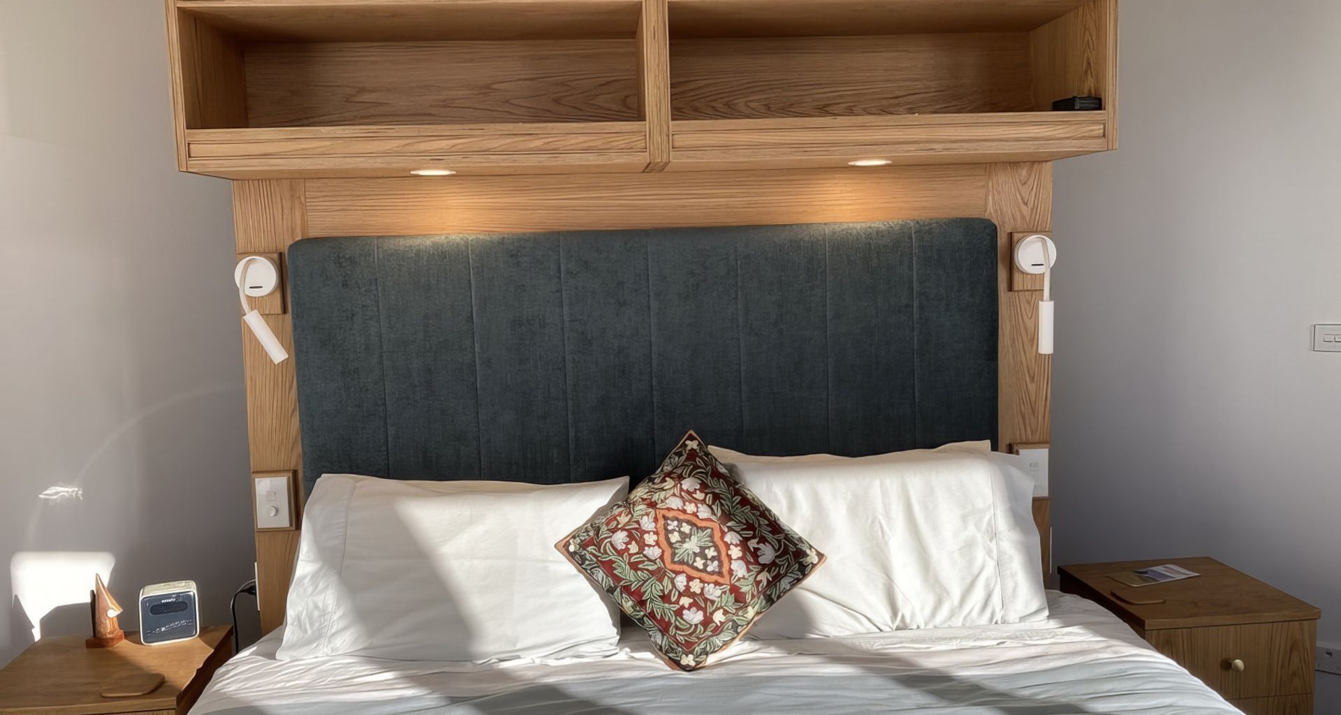 White Oak Bedhead and Bookcase banner