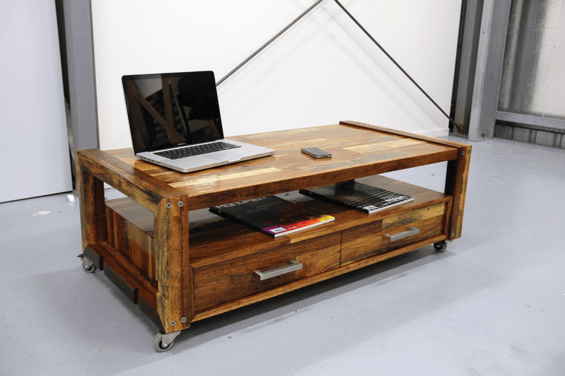 Completed in 2012: Kopi Table - Upcycled Timber from Merbau Decking Pallets