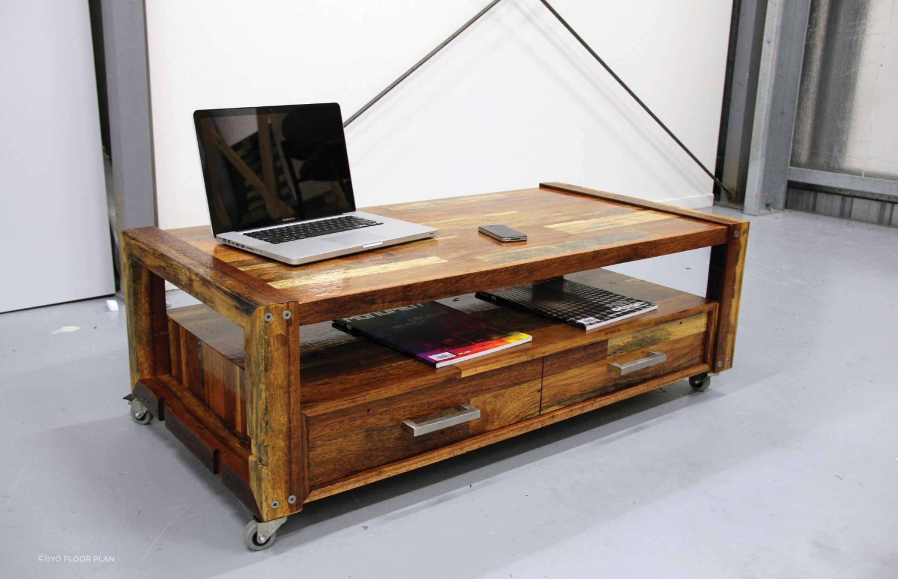 Completed in 2012: Kopi Table - Upcycled Timber from Merbau Decking Pallets