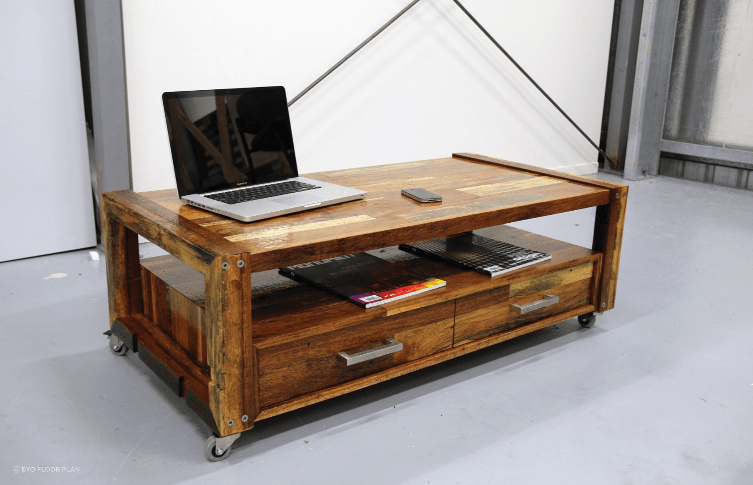 Completed in 2012: Kopi Table - Upcycled Timber from Merbau Decking Pallets