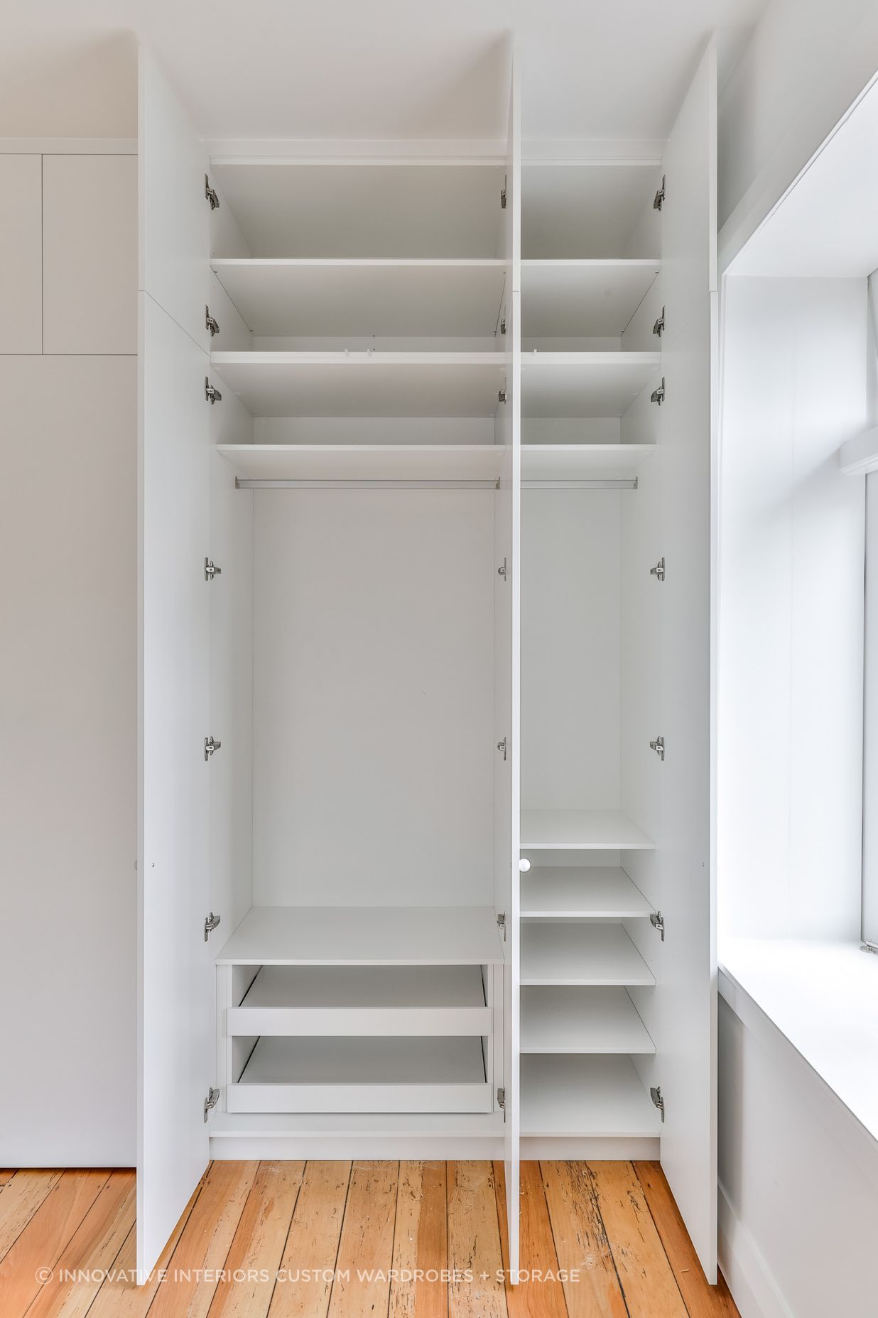 Bungalow Wardrobe Renovation by Innovative Interiors Custom Wardrobes ...