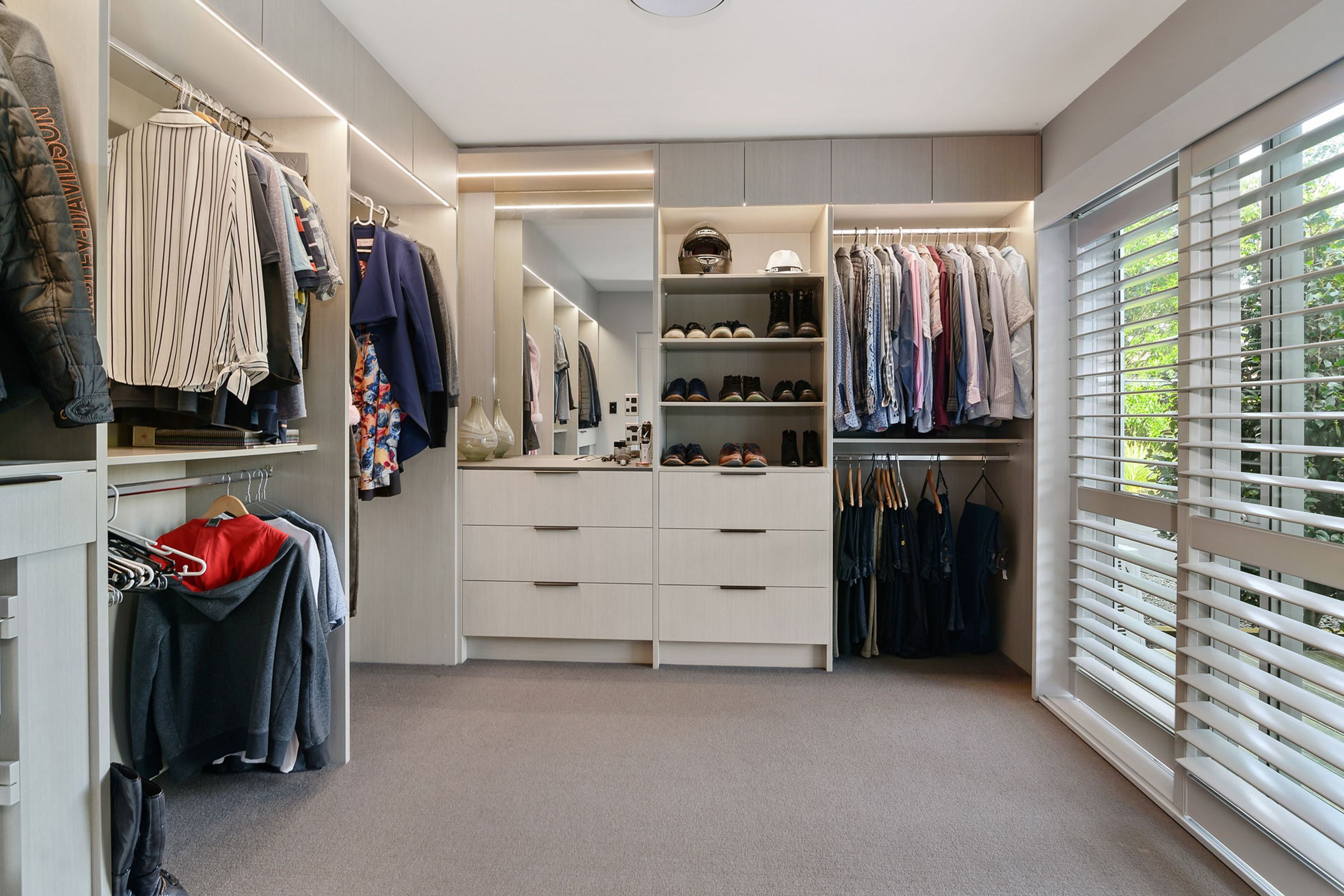 Transform a home to look like its built from concrete