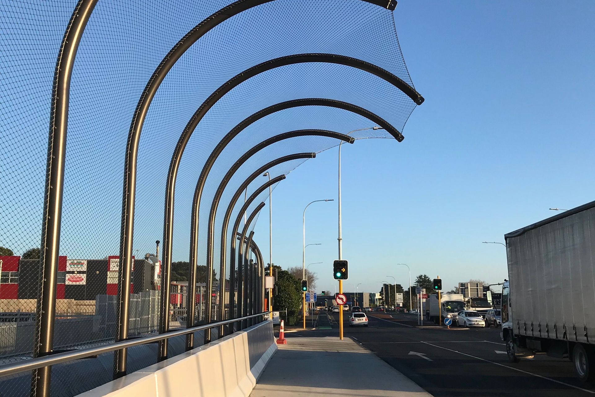 Kirkbride Road Over bridge - anti-throw screens