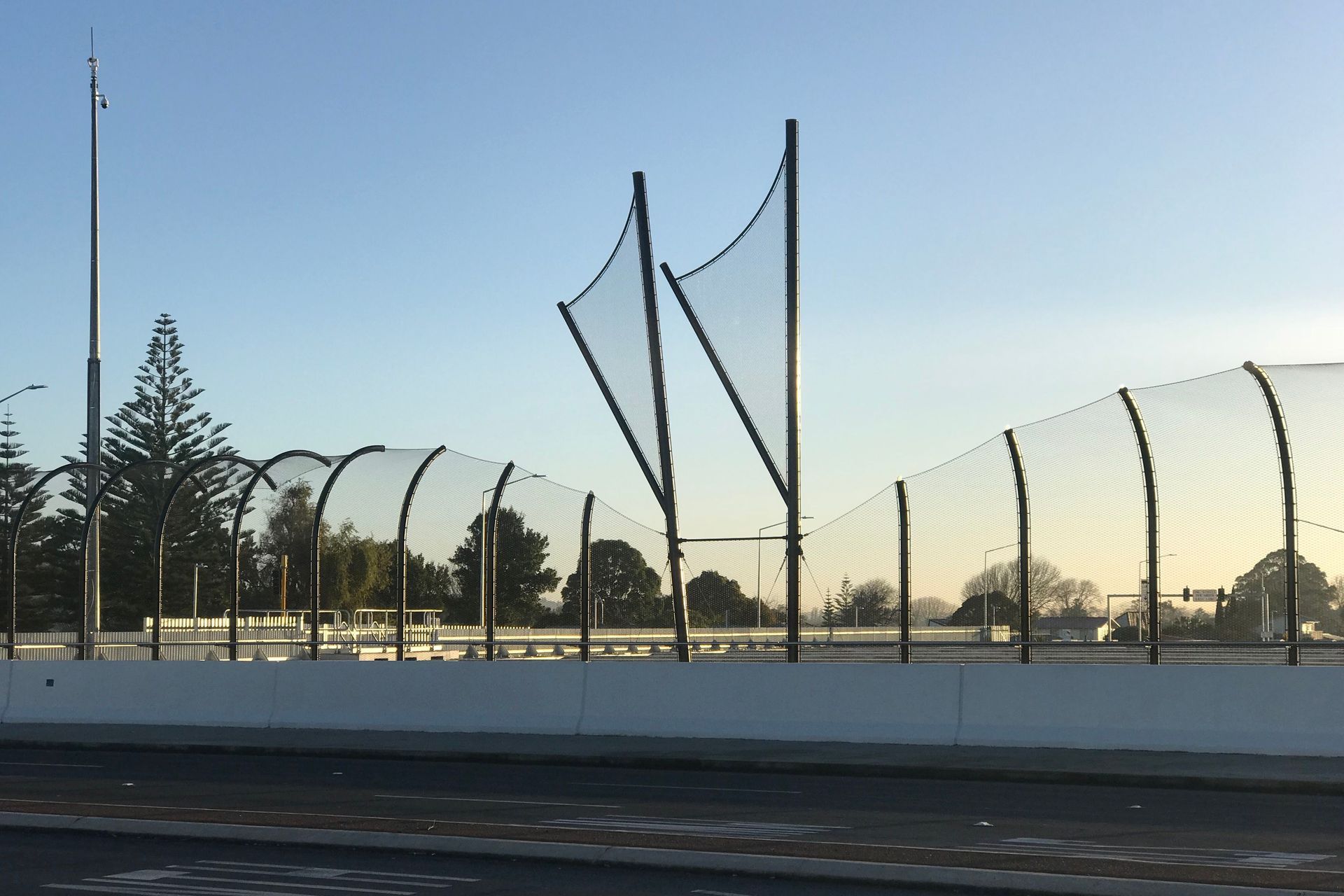 Kirkbride Road Over bridge - anti-throw screens