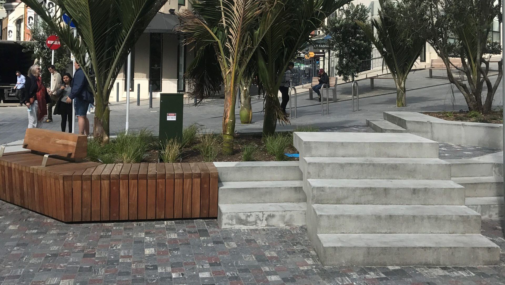 Freyberg Square banner