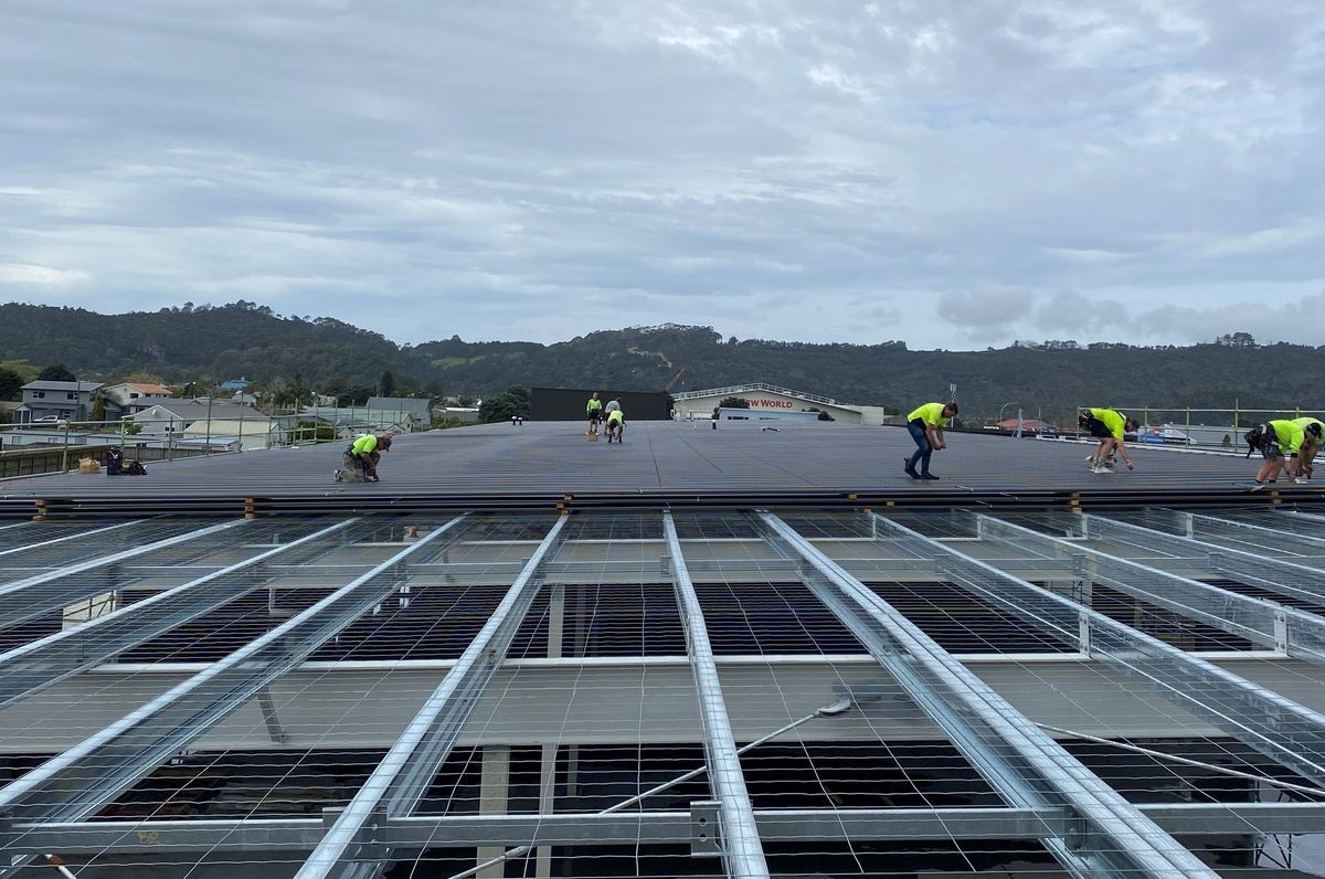 Kupes Crossing Whitianga -Commerical Roofing, Cladding, Spouting and Waterproofing