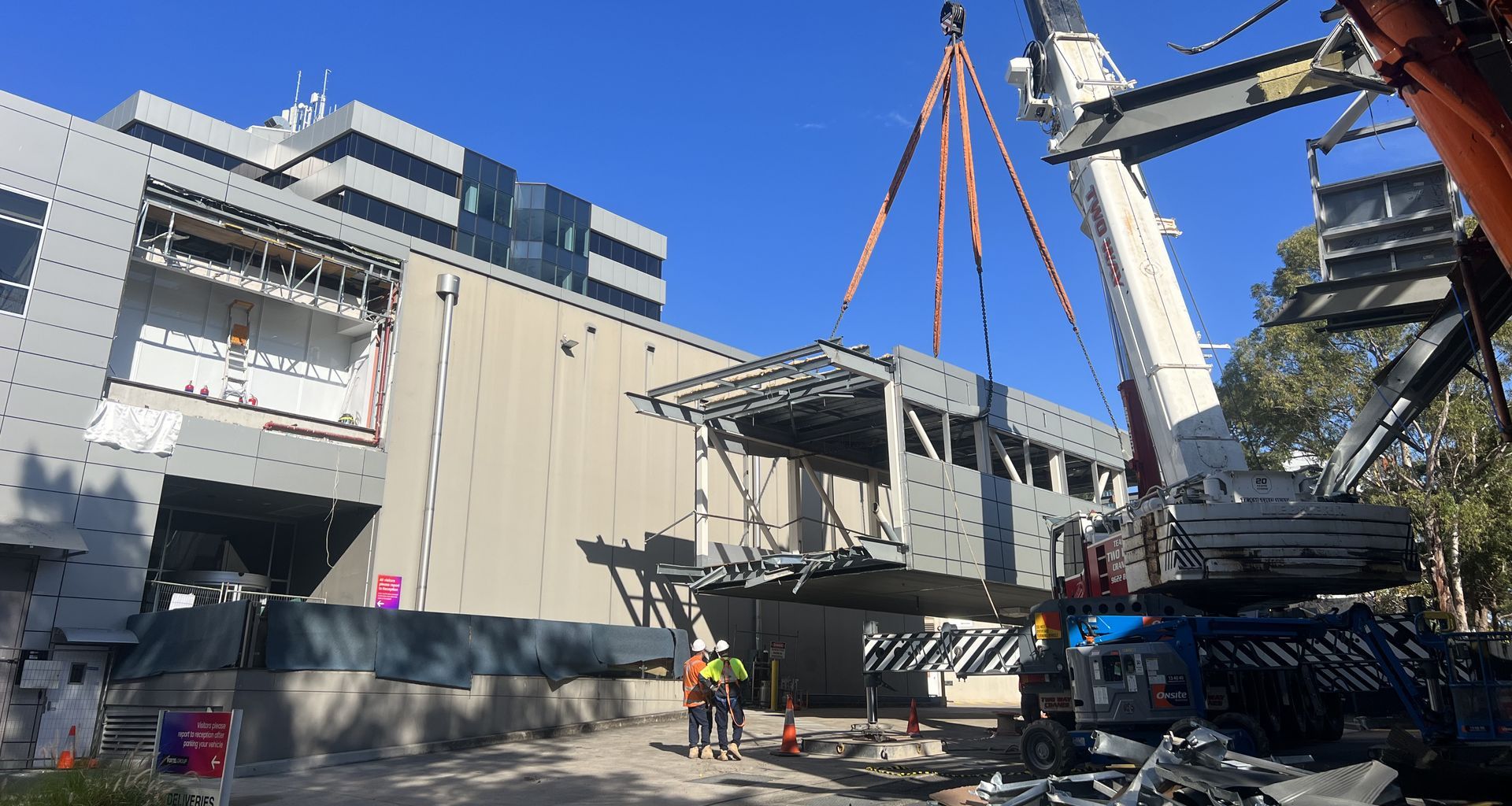 Foxtel - Link Bridge Demolition banner