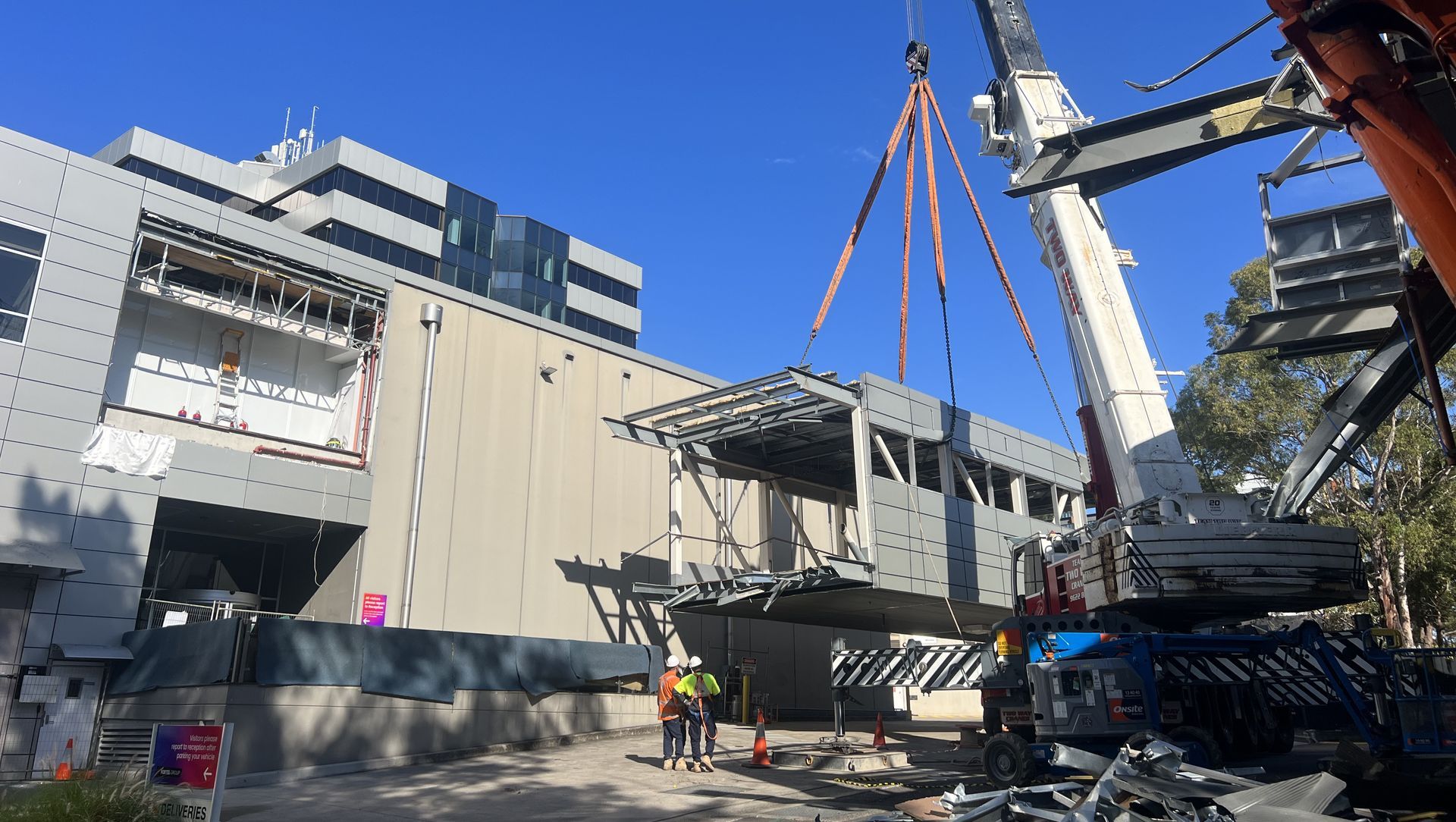 Foxtel - Link Bridge Demolition banner