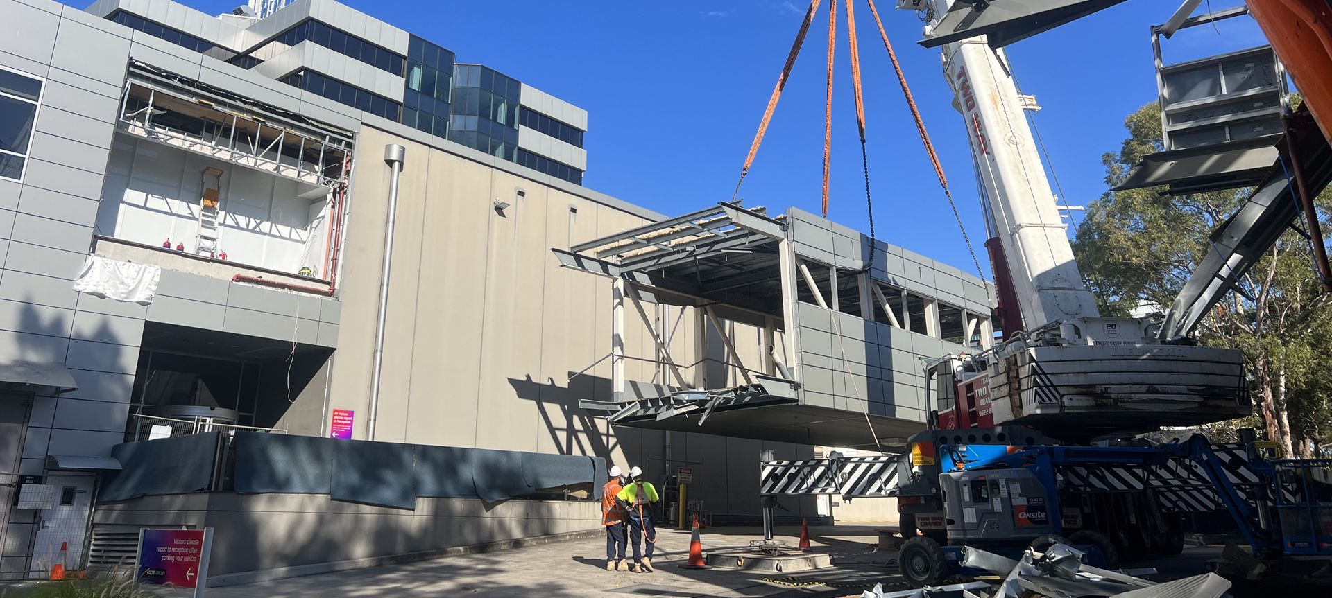 Foxtel - Link Bridge Demolition banner