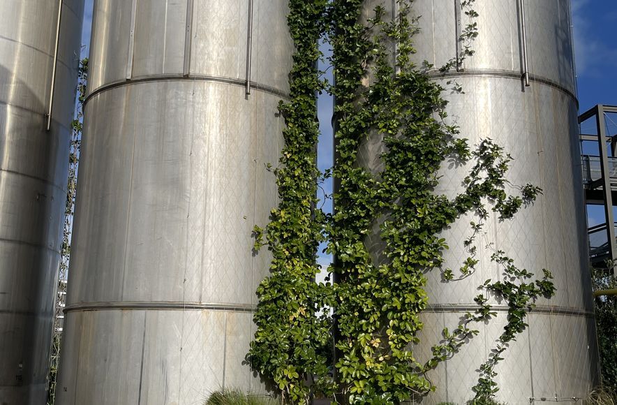 Silo Park Tanks - Green Facade