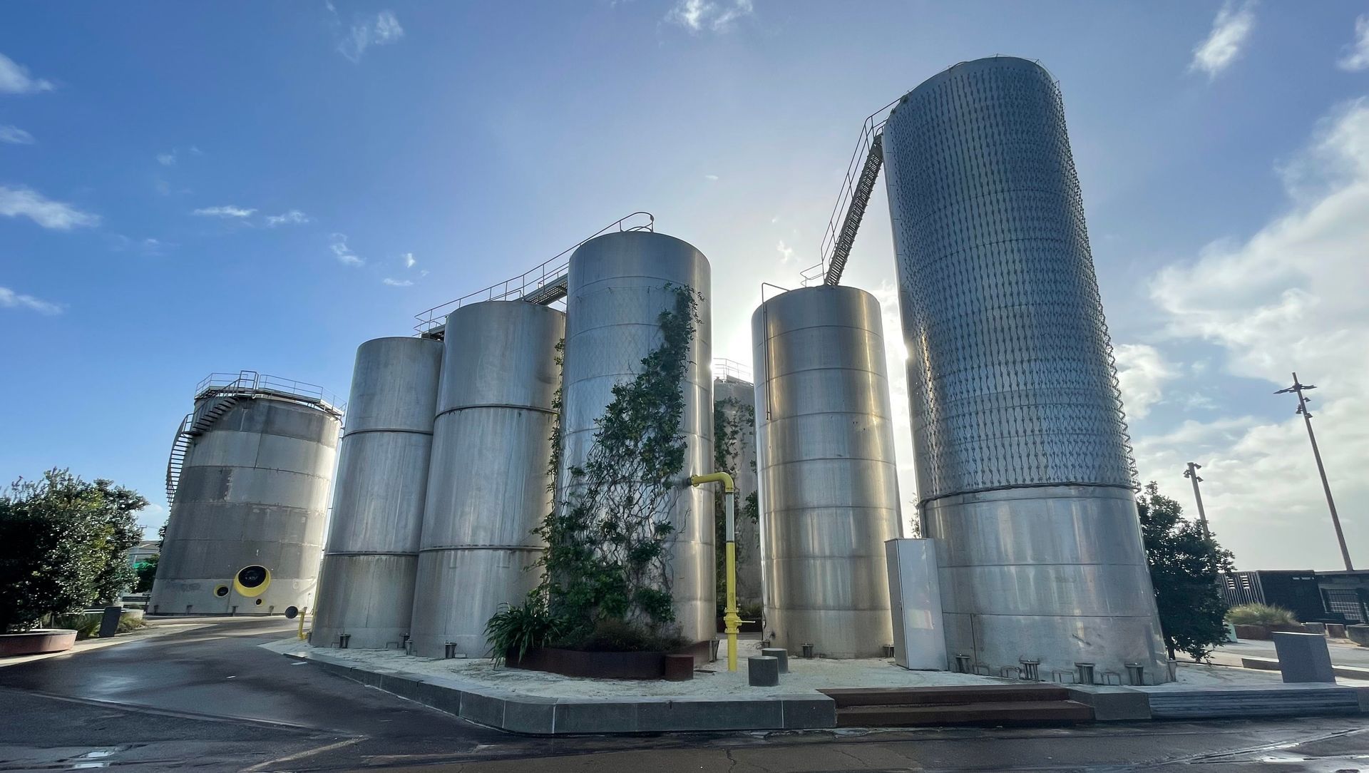 Silo Park Tanks - Green Facade banner