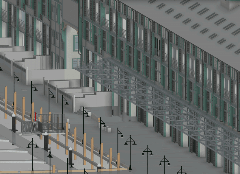 3D Laser Scanning & Modelling of Finger Wharf, Woolloomooloo