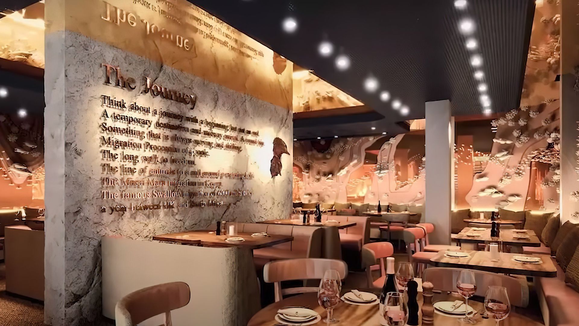 The Meat and Wine Co Mayfair, London, Restaurant Design video