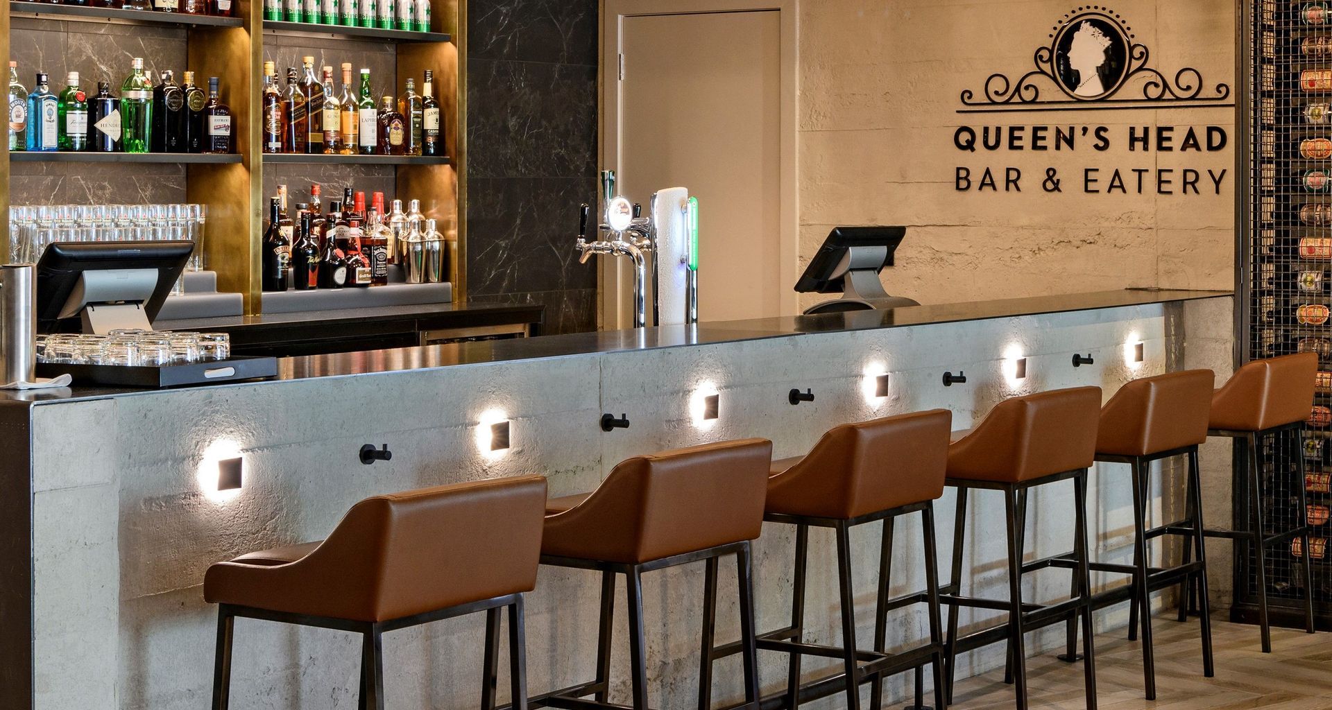 Queen's Head Bar & Eatery, Four Points Sheraton banner