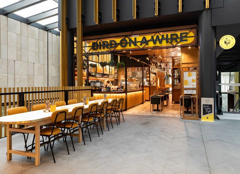 Bird on a Wire - Commercial Bay