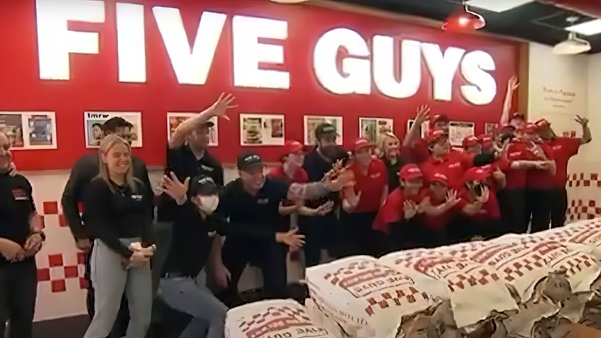 FIVE GUYS Melbourne, Australia | Restaurant Design video