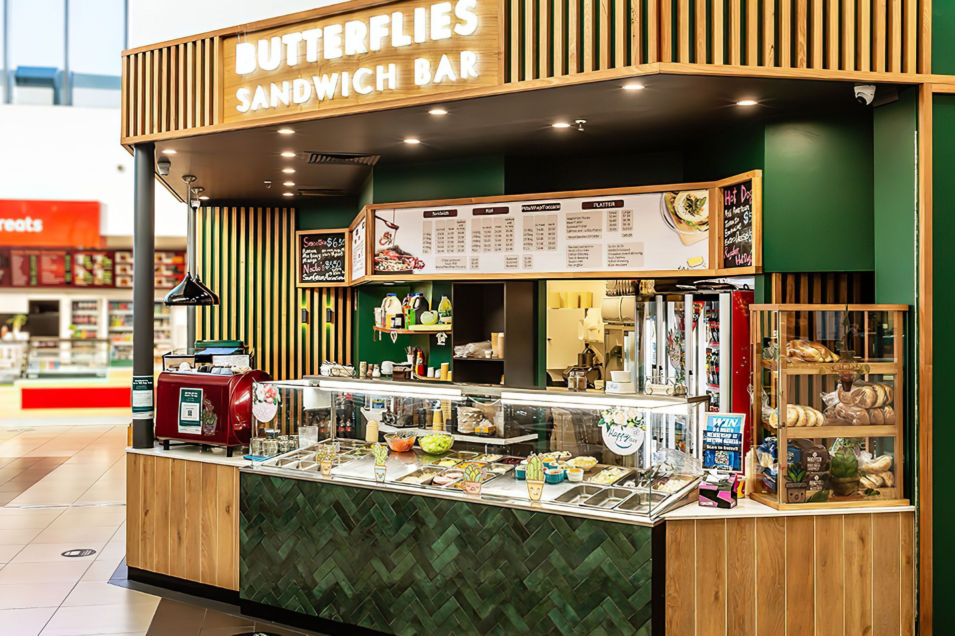 Butterfly Sandwich bar