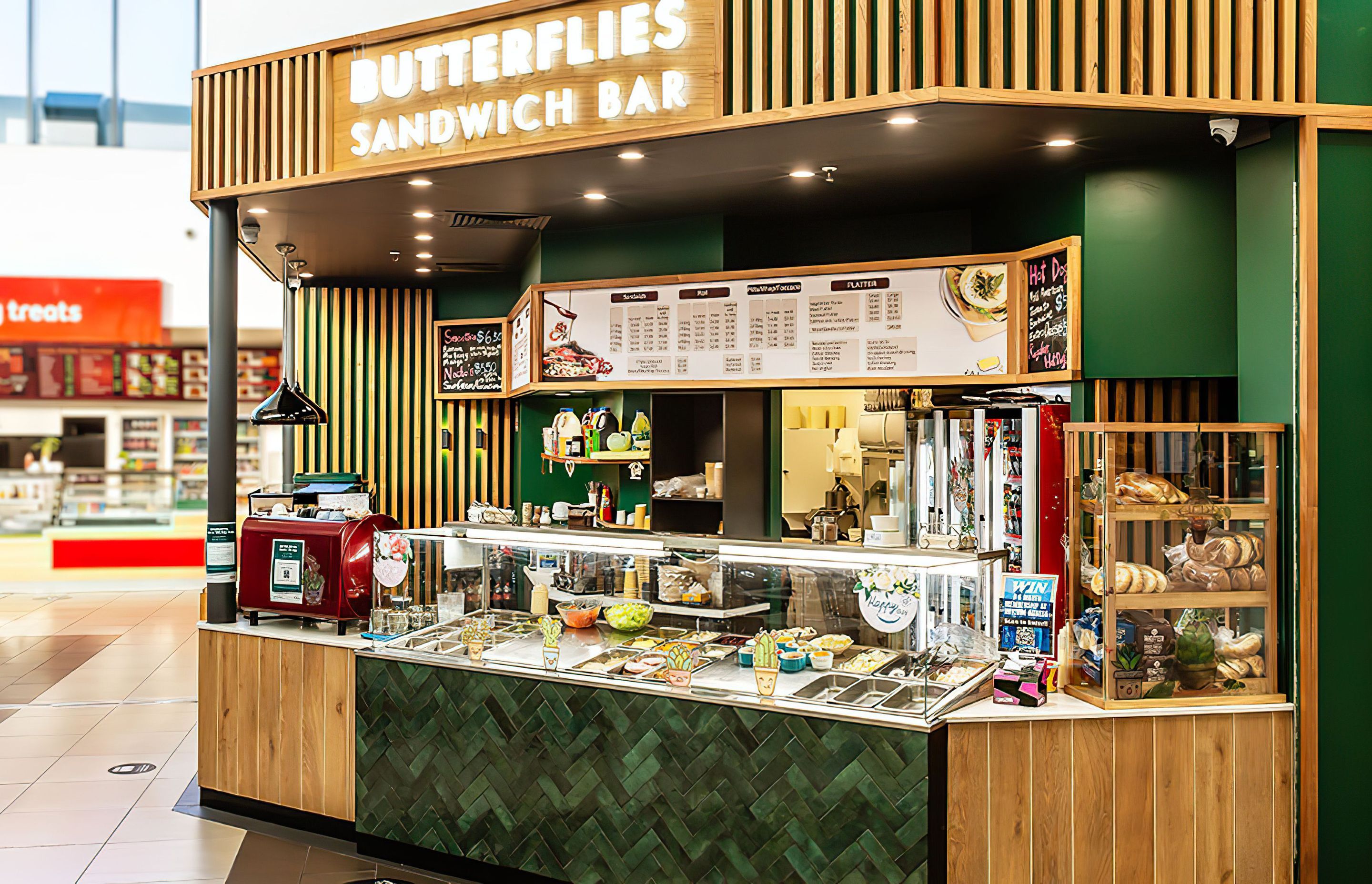 Butterfly Sandwich bar