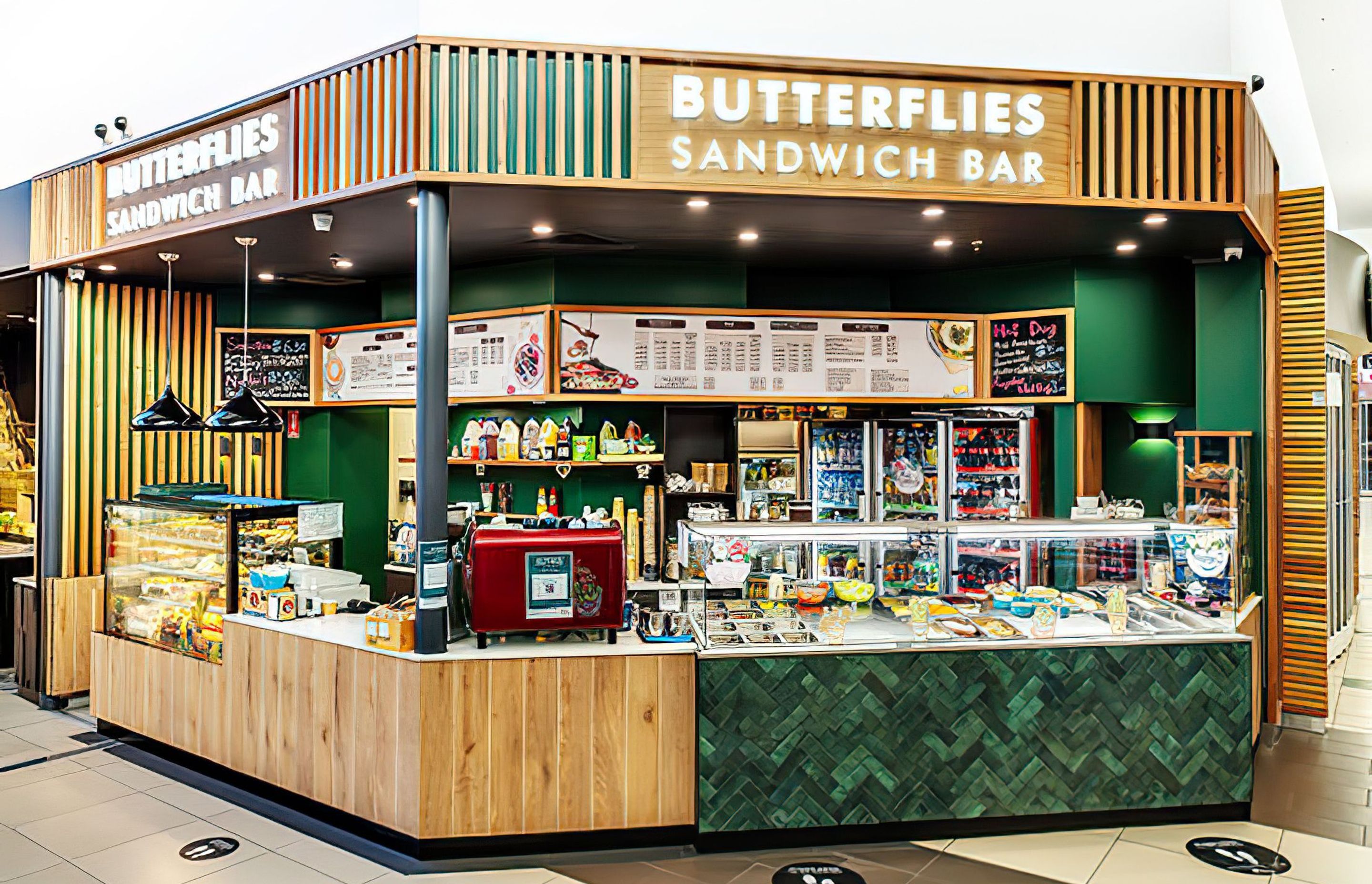 Butterfly Sandwich bar