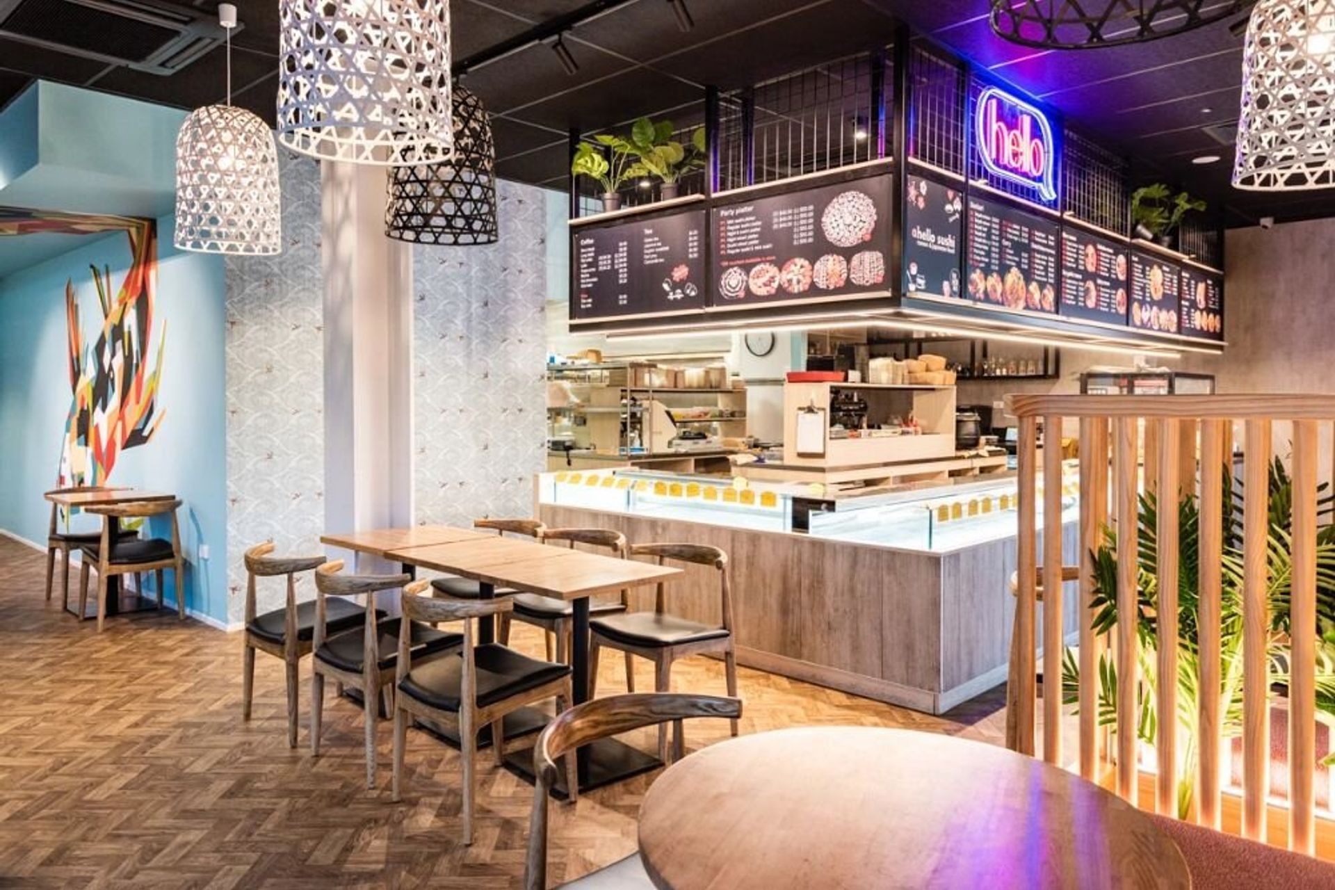 Hello Sushi Golden Sands Papamoa Fitout