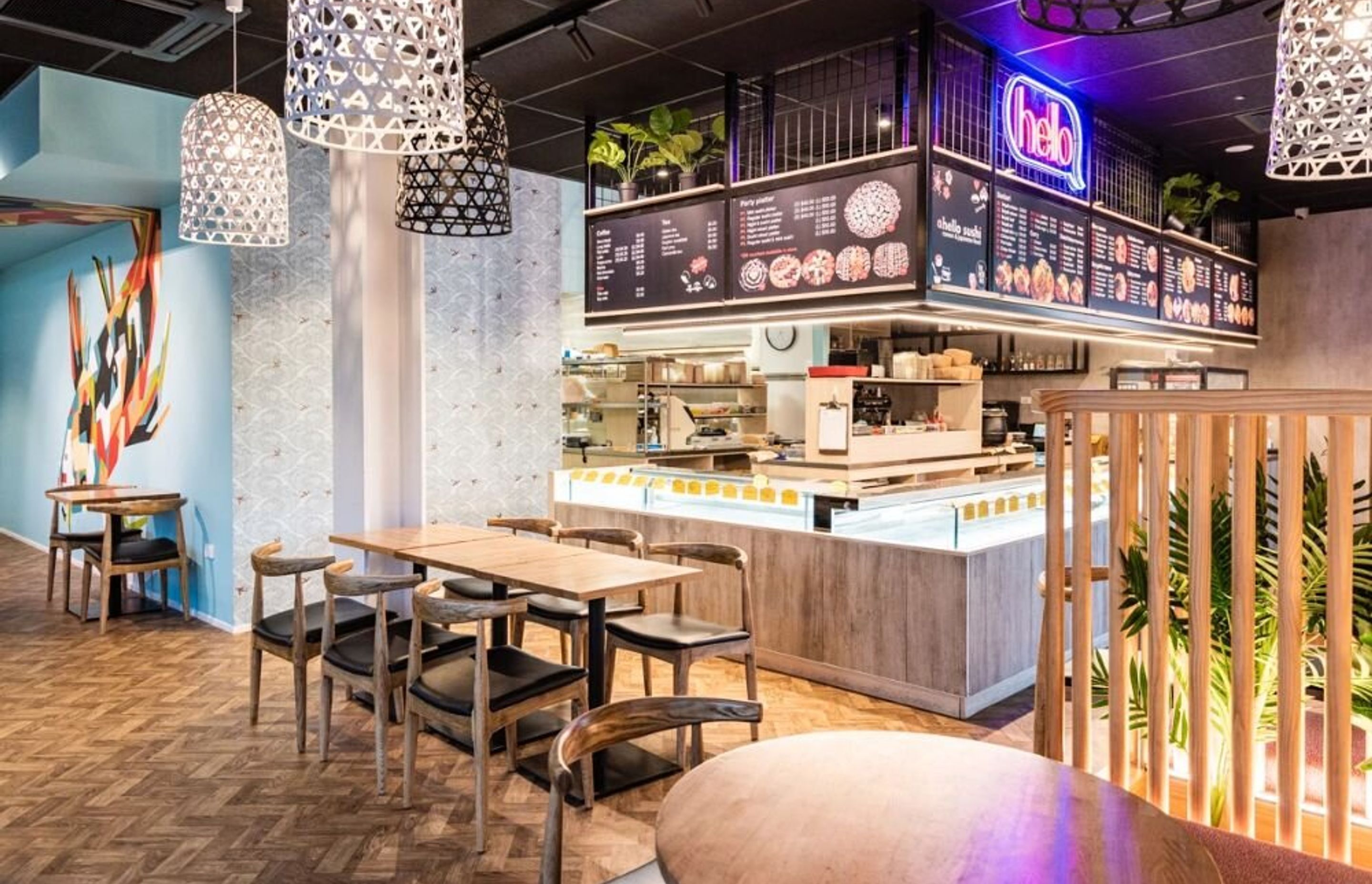 Hello Sushi Golden Sands Papamoa Fitout