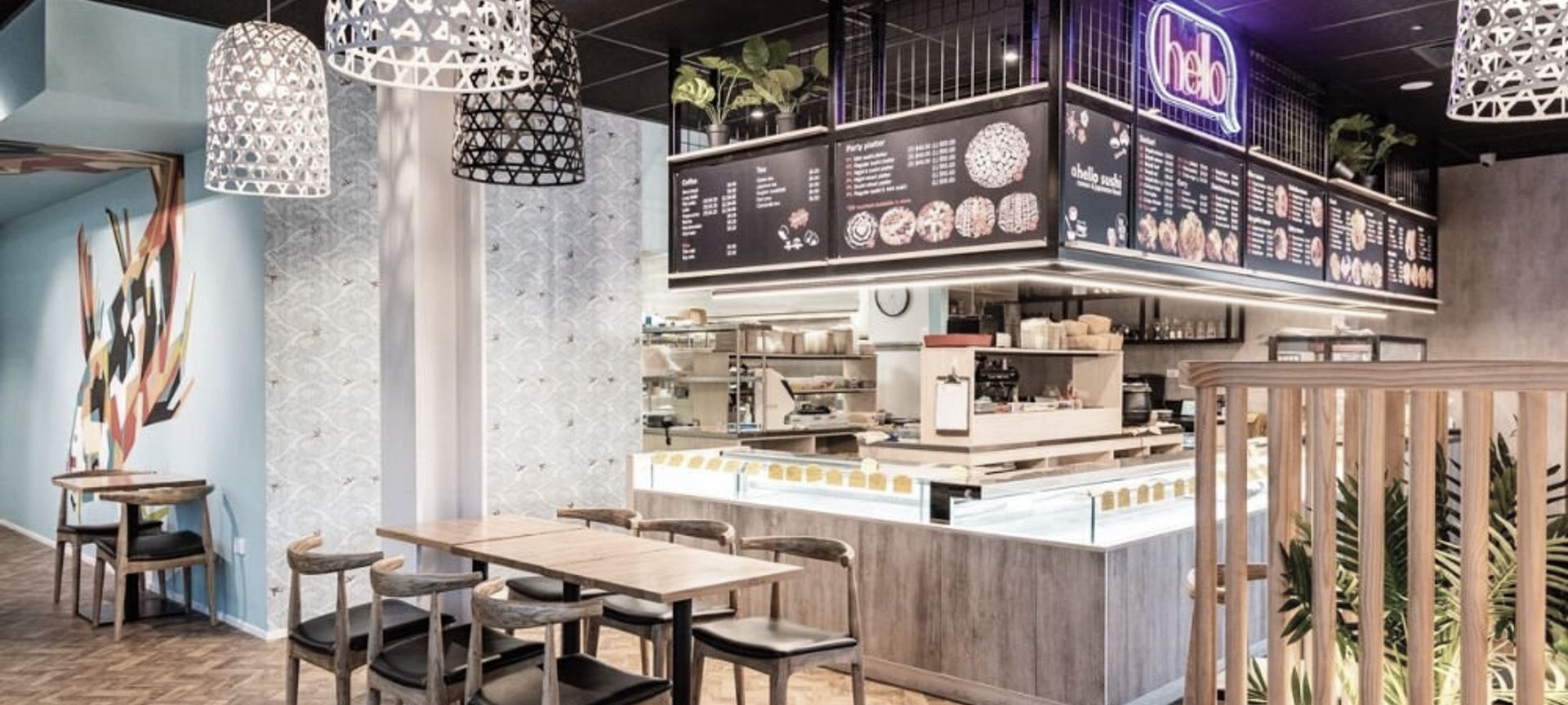 Hello Sushi Golden Sands Papamoa Fitout banner