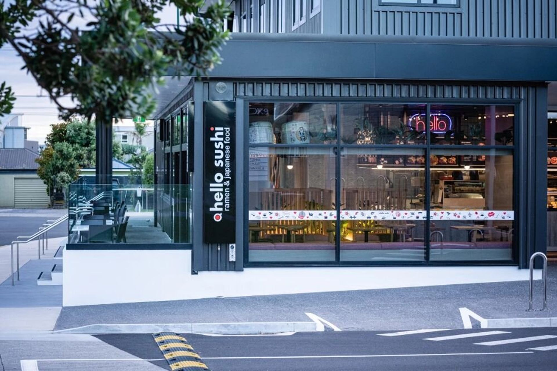 Hello Sushi Golden Sands Papamoa Fitout