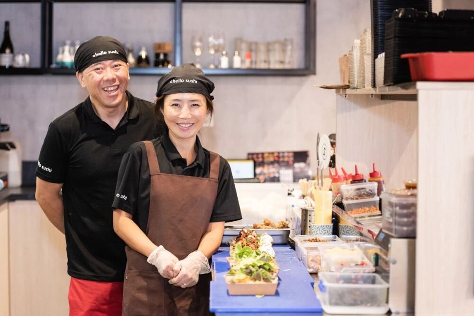 Hello Sushi Golden Sands Papamoa Fitout