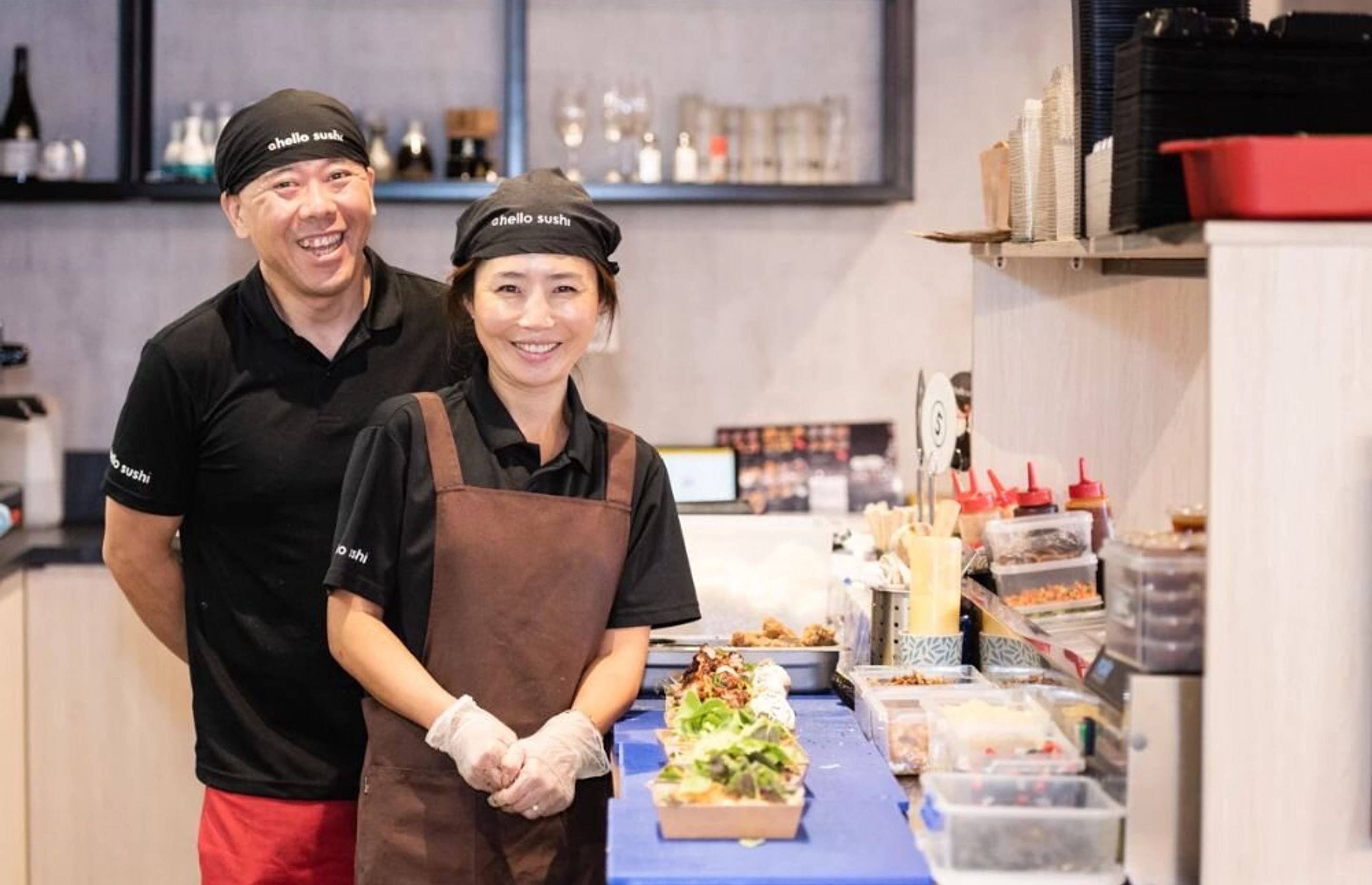 Hello Sushi Golden Sands Papamoa Fitout