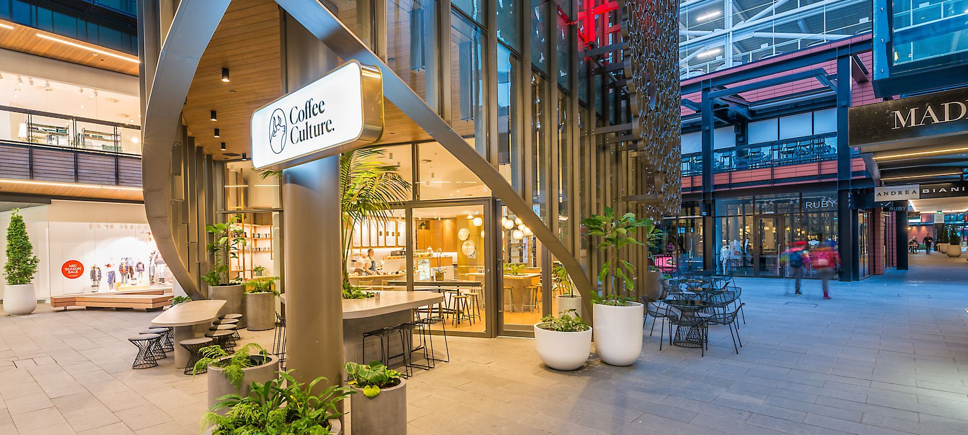 Coffee Culture, The Crossing banner