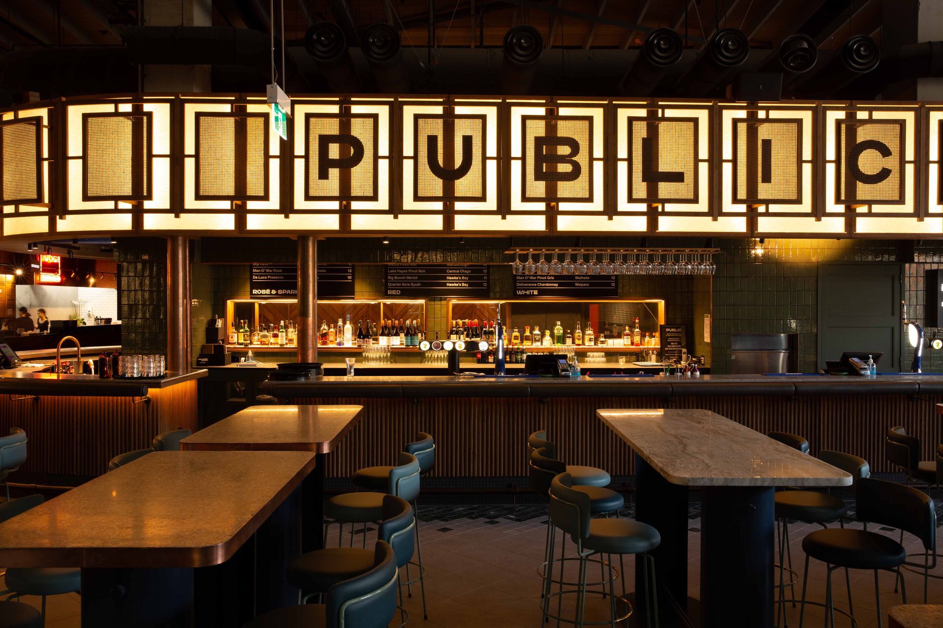 PwC Tower and Harbour Eats