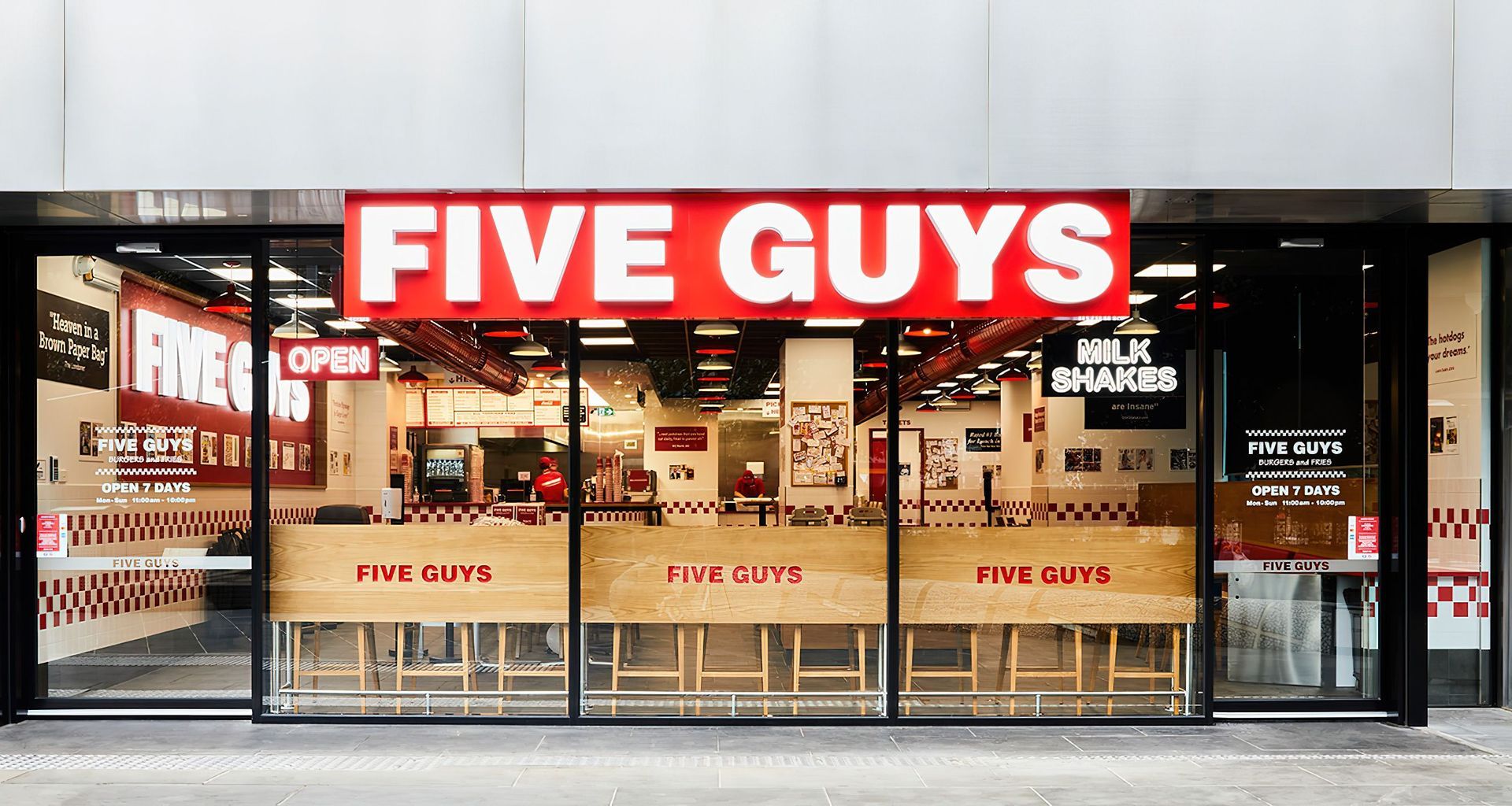 Five Guys, Southbank, Victoria banner