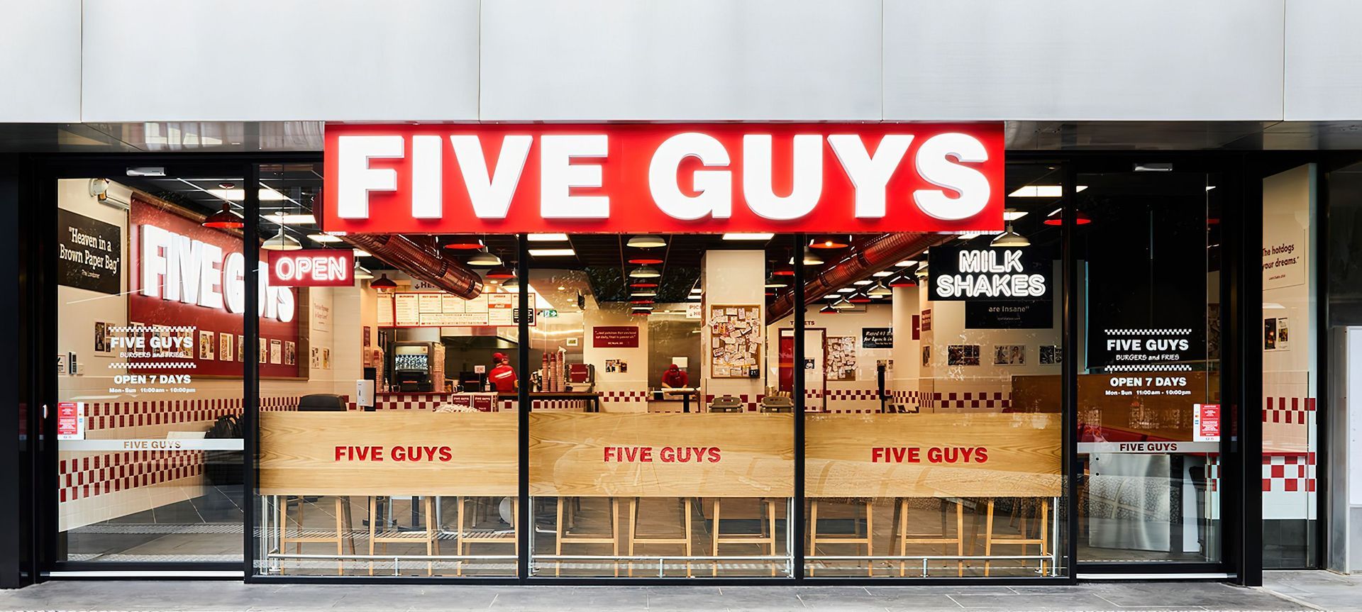 Five Guys, Southbank, Victoria banner
