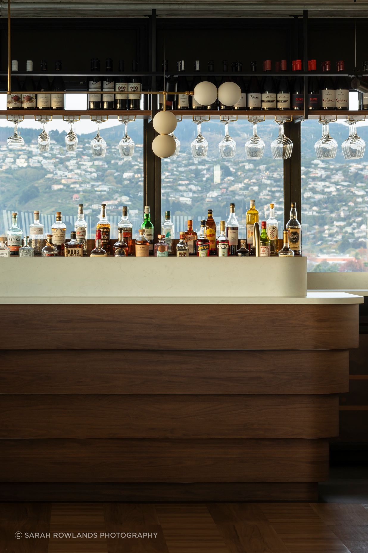 Prime Laminate Benchtop in Florentine Walnut. Designed by James Irving, Semi Creative.