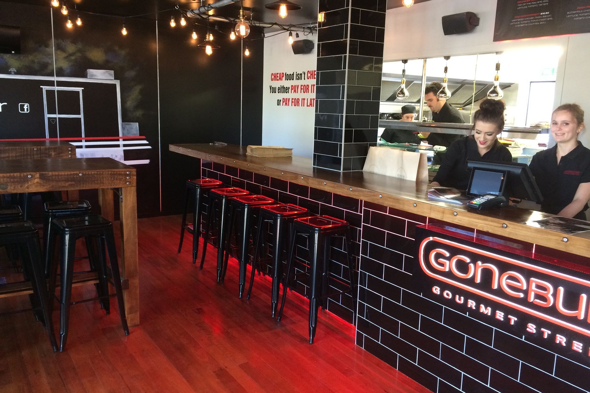 The first Goneburger in the Waikato, Hamilton East