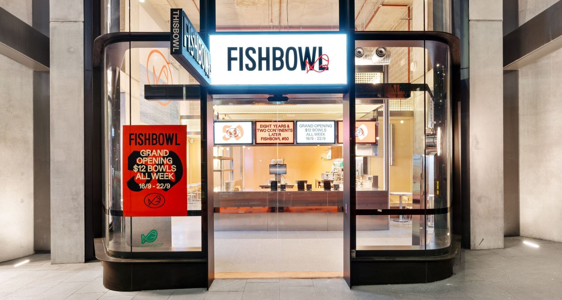 FISHBOWL- George Street banner