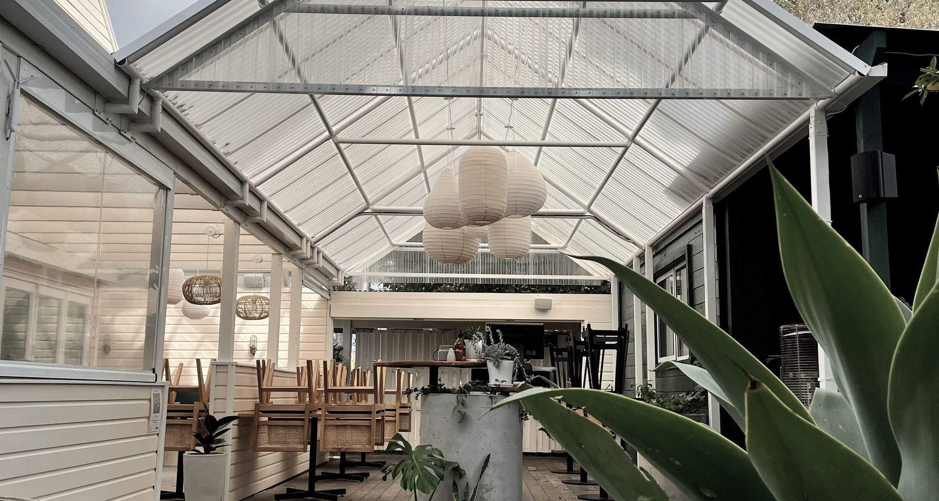 Papamoa Beach Lantern Restaurant Archgola Pergola Canopies banner